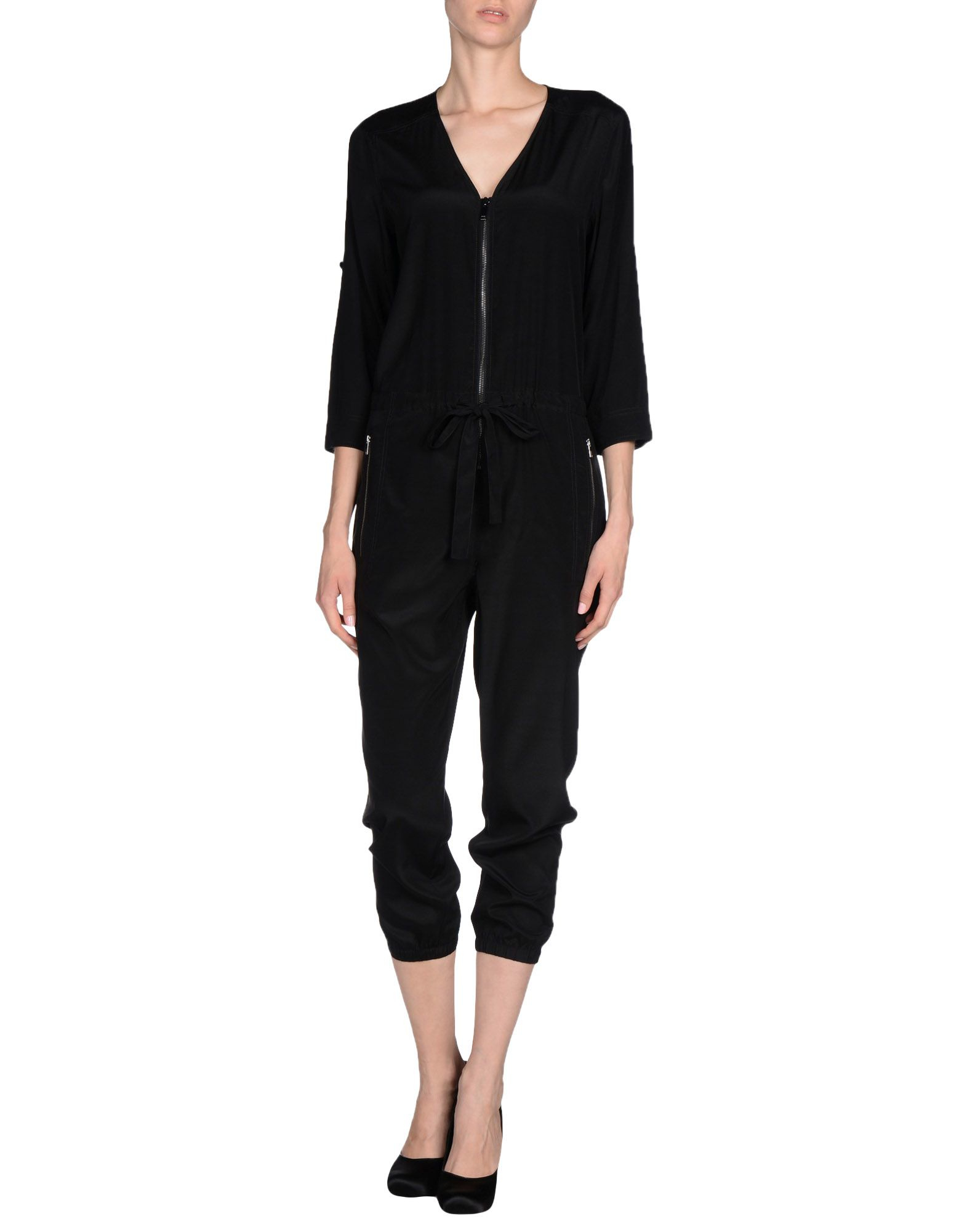 Lyst Dkny Jumpsuit in Black