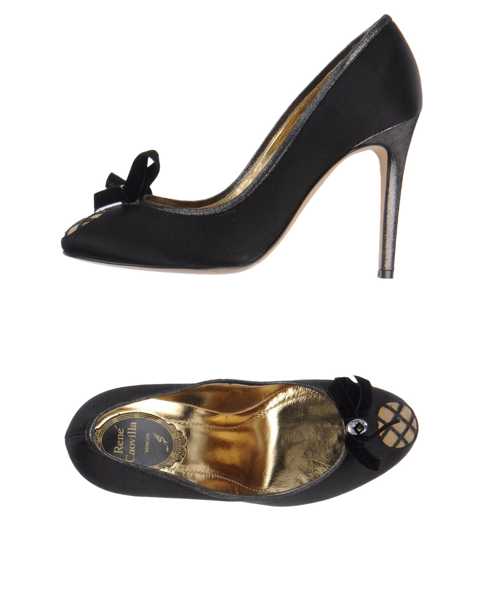 Rene Caovilla Velvet Sardonyx Pearl-Embellished Sandals in Black - Lyst