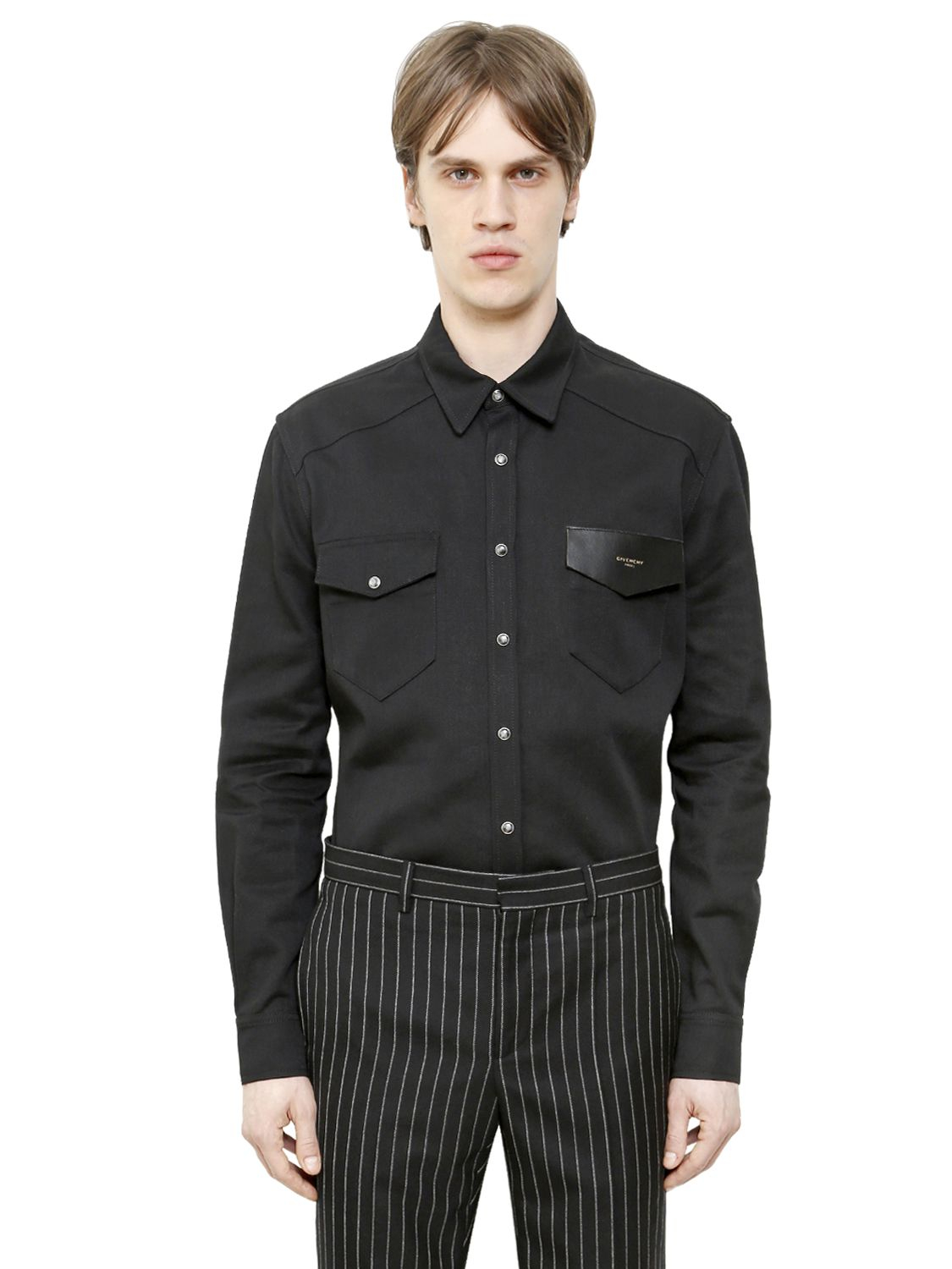 givenchy denim shirt