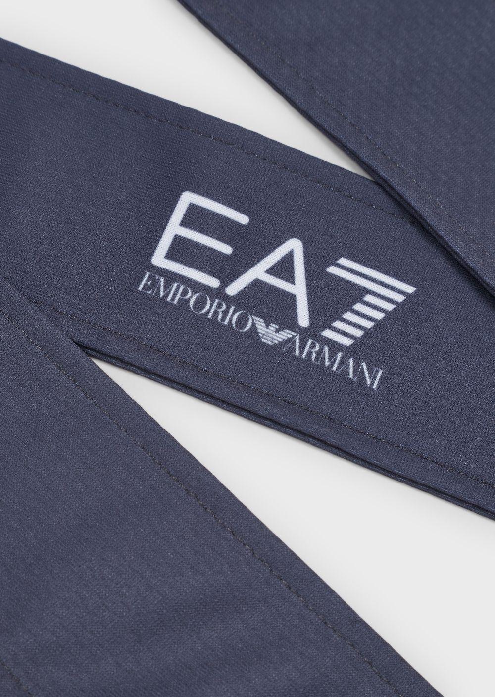 EA7 Tennis Pro Cotton-blend Headband in Blue | Lyst