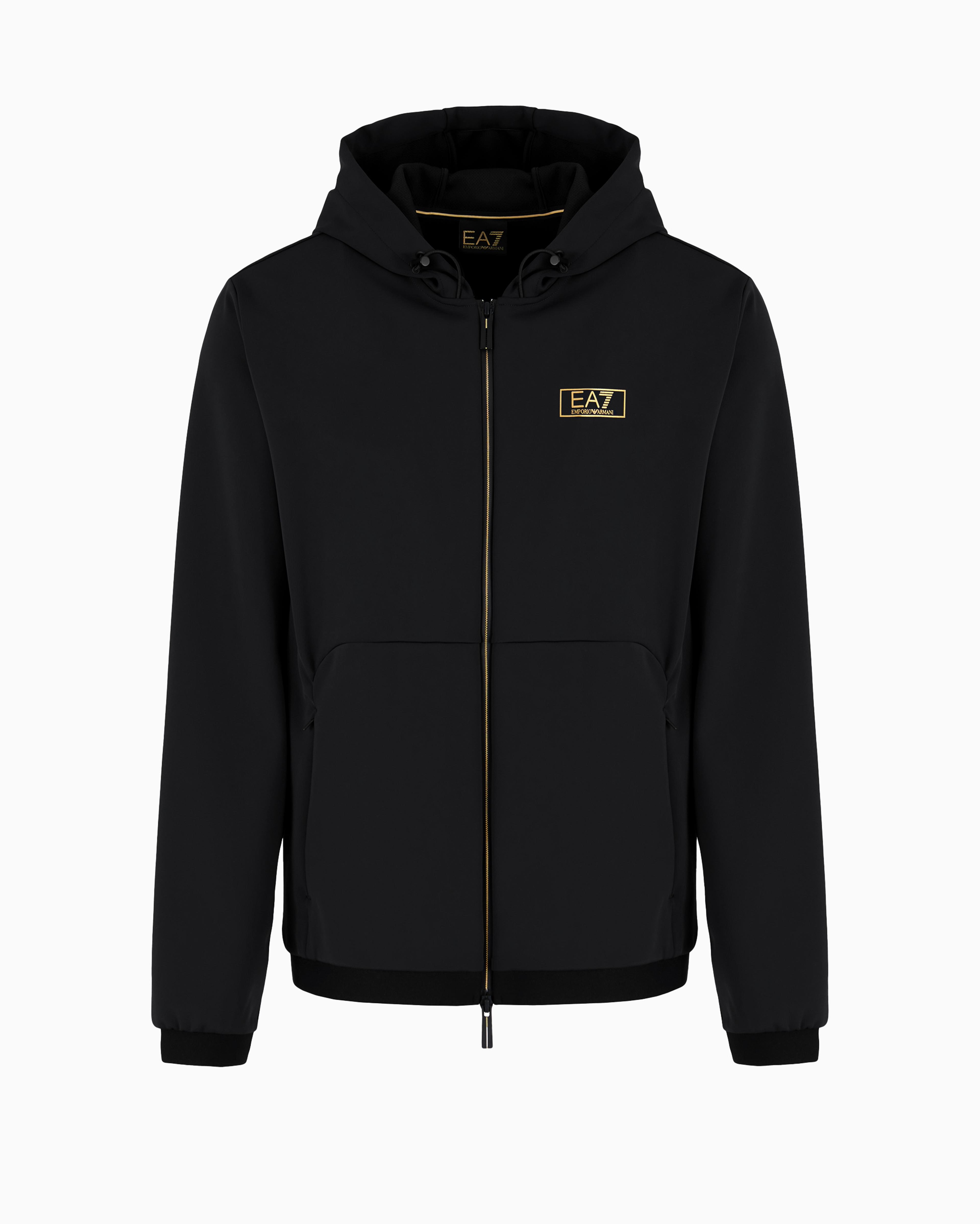Ea7 tritonal overhead hooded top discount