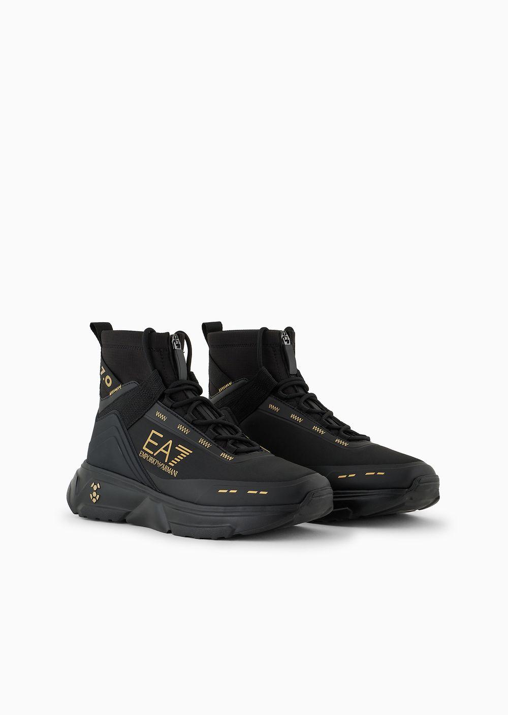EA7 7.0 Winter Iced Tortoise High top Sneakers in Black Lyst UK