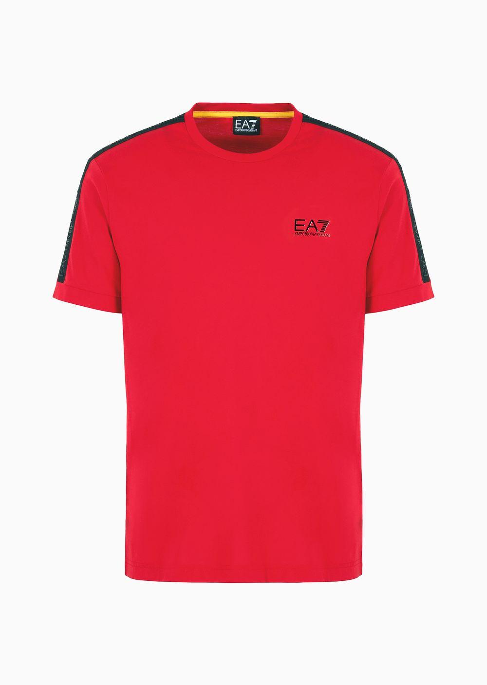 Ea7 red sales t shirt