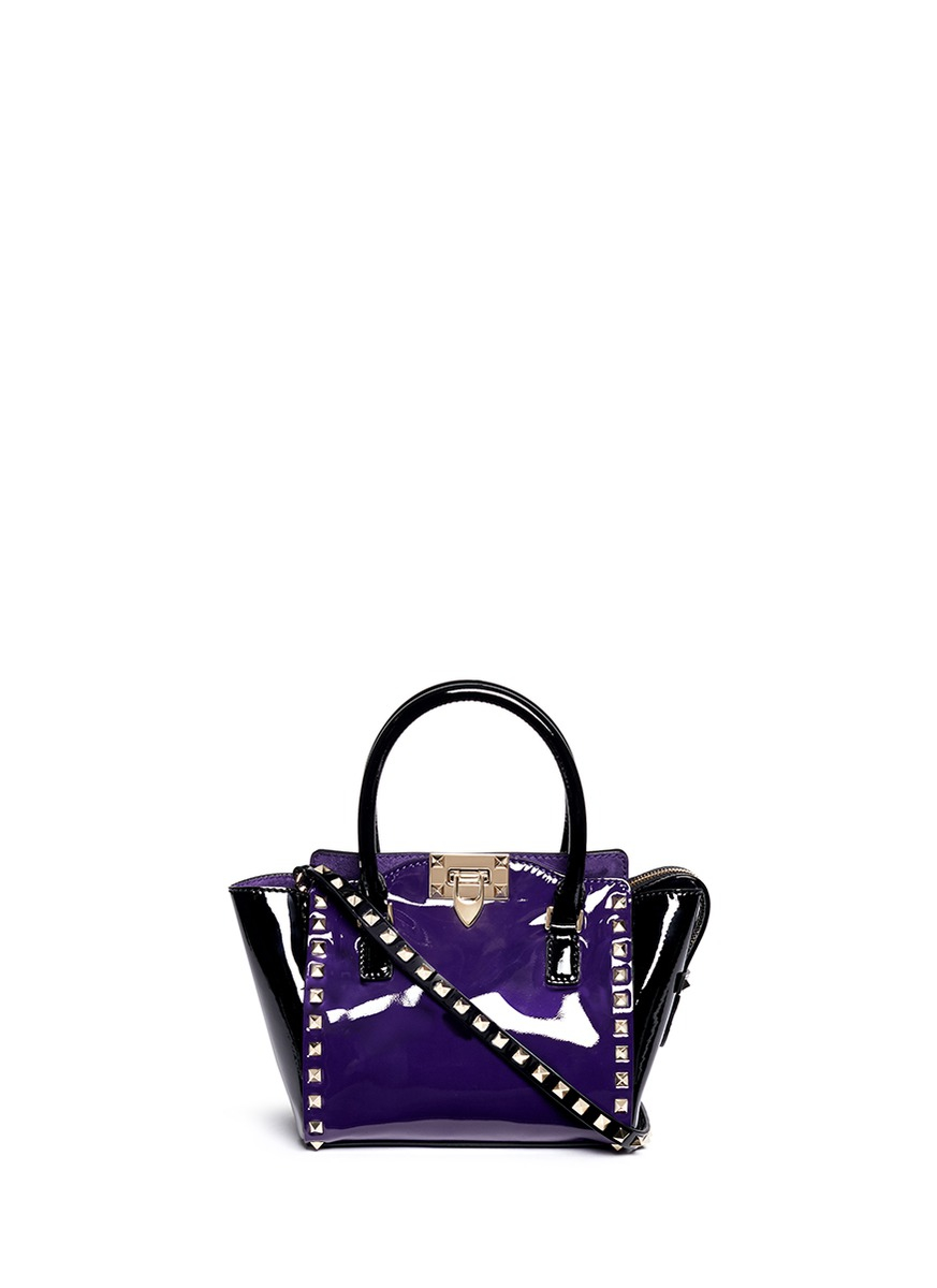 purple valentino handbag