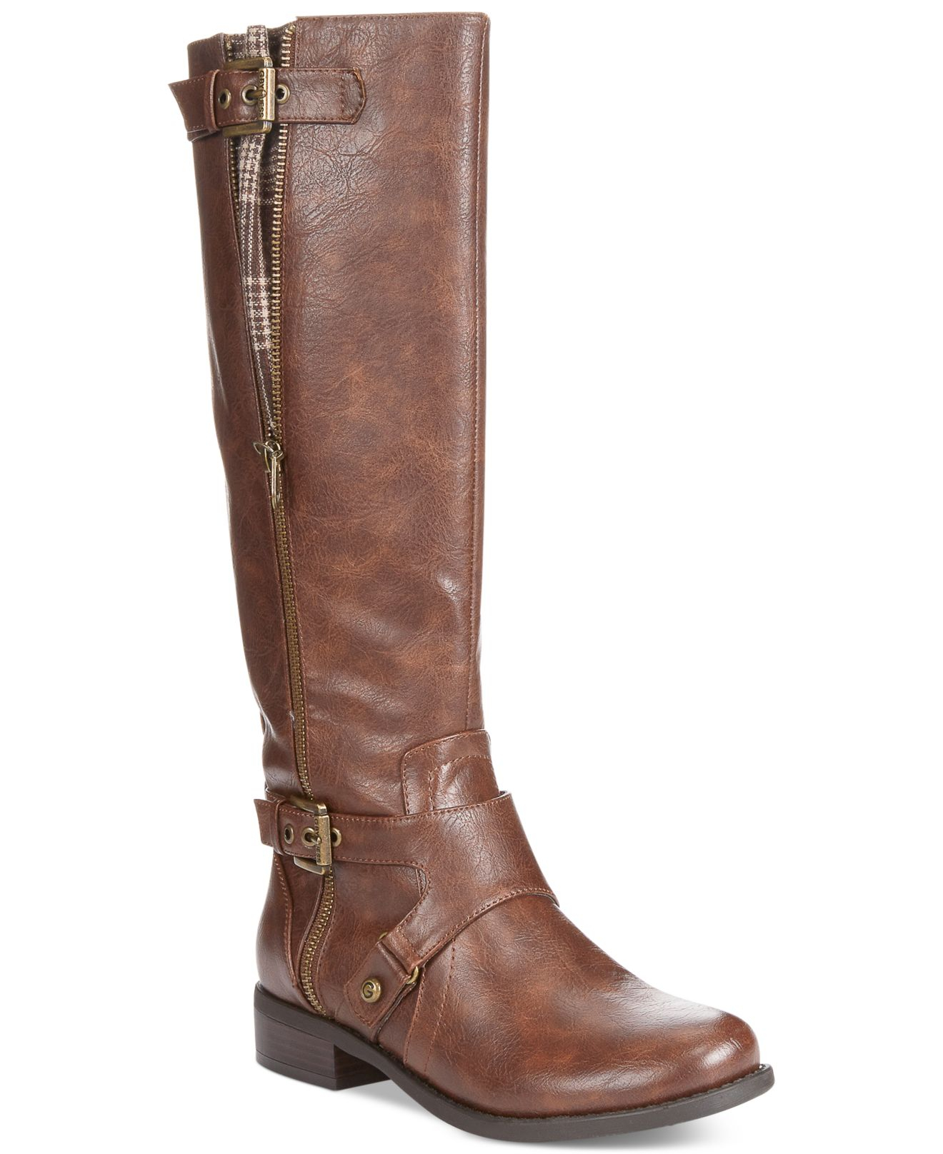 Lyst - G By Guess Women'S Hertle Tall Shaft Riding Boots in Brown