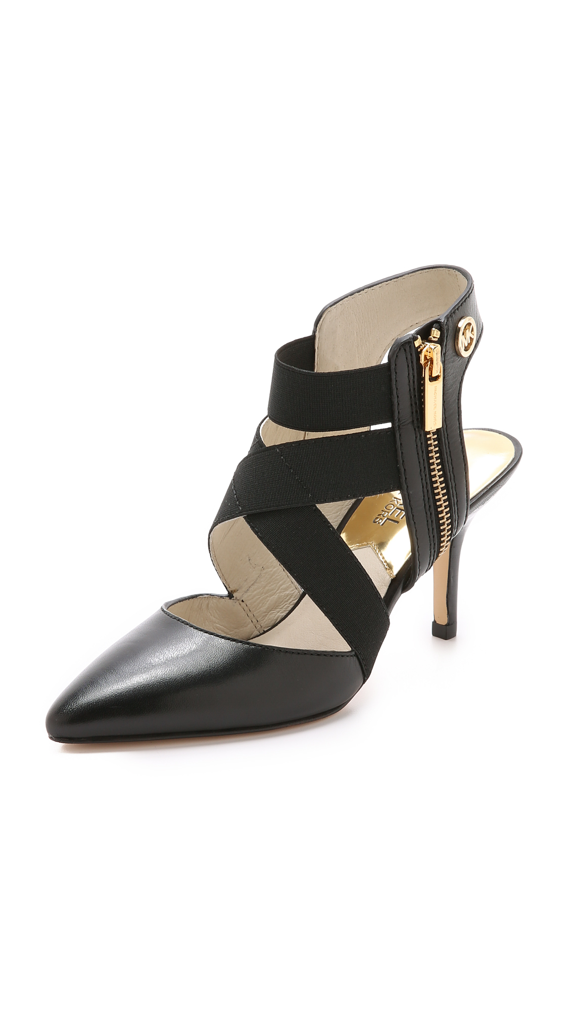 MICHAEL Michael Kors Meadow Mid Pumps - Black | Lyst