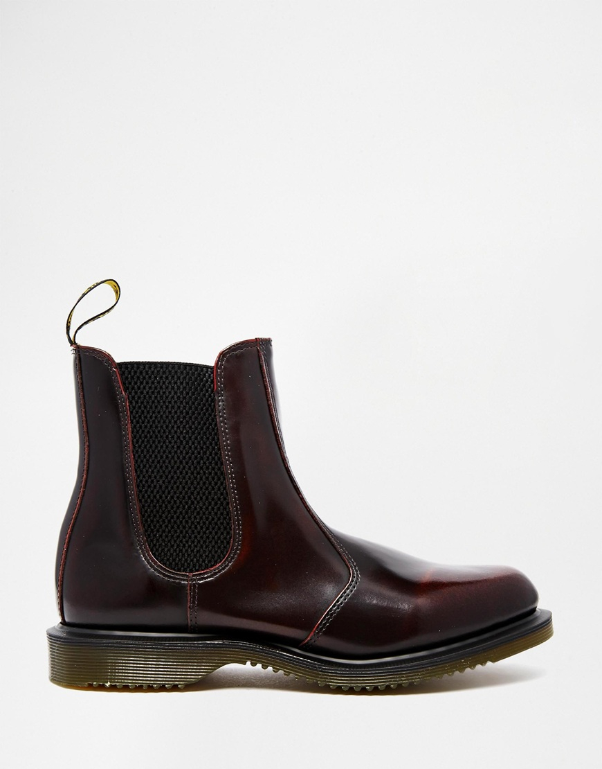 dr martens kensington flora burgundy