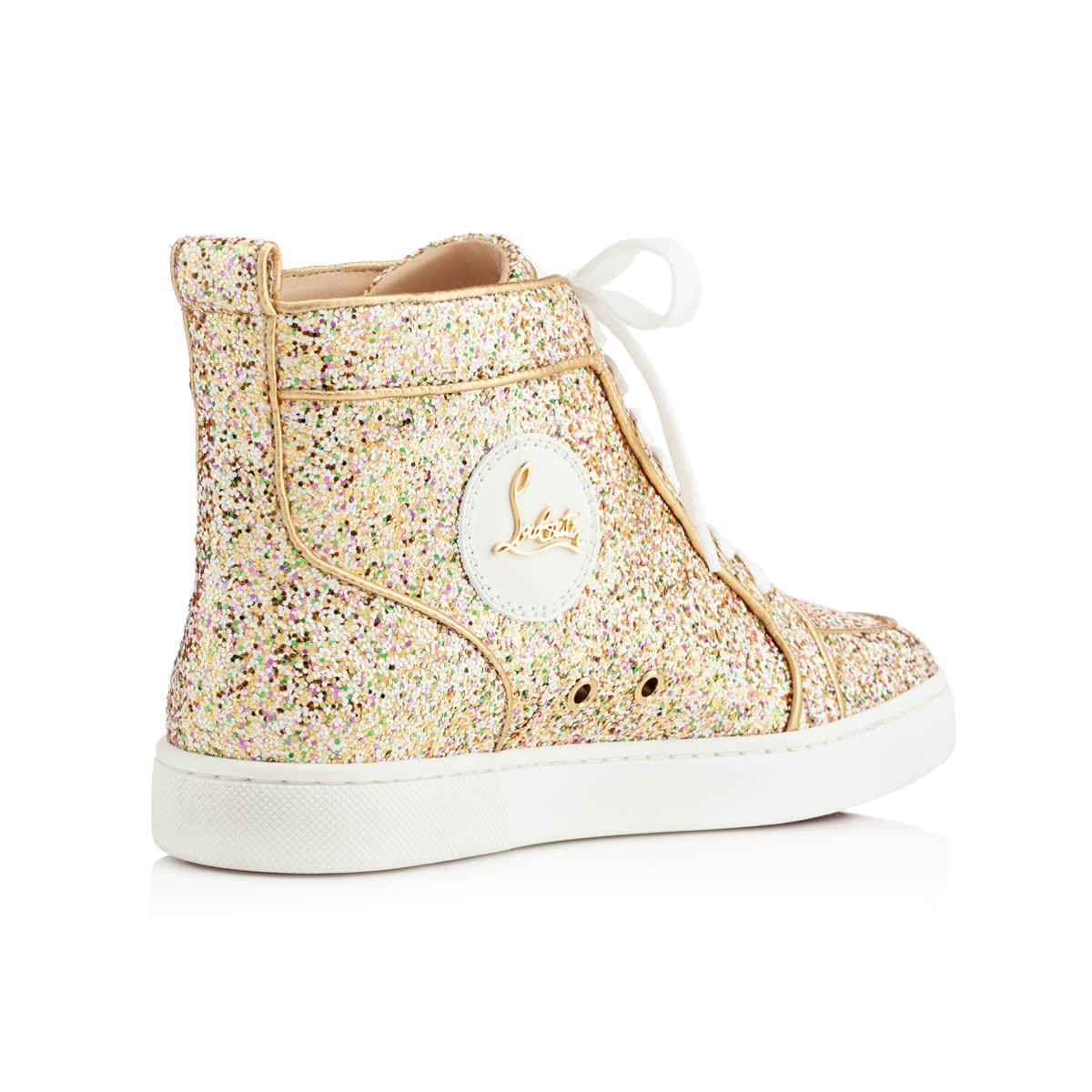louboutin gold glitter sneakers louboutin gold glitter sneakers
