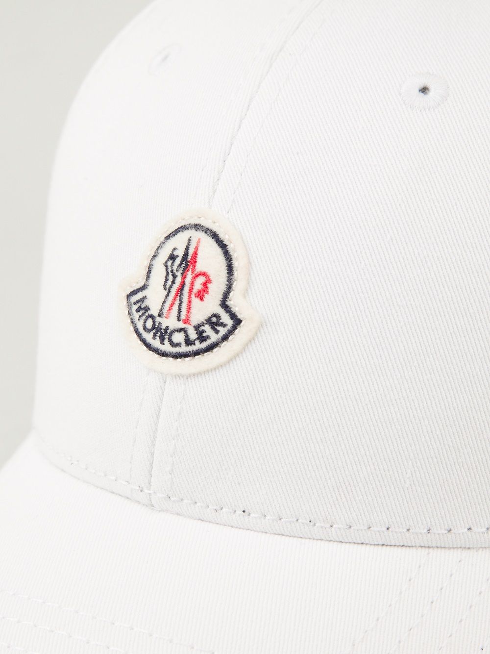 Moncler Baseball Cap in White for Men | Lyst
