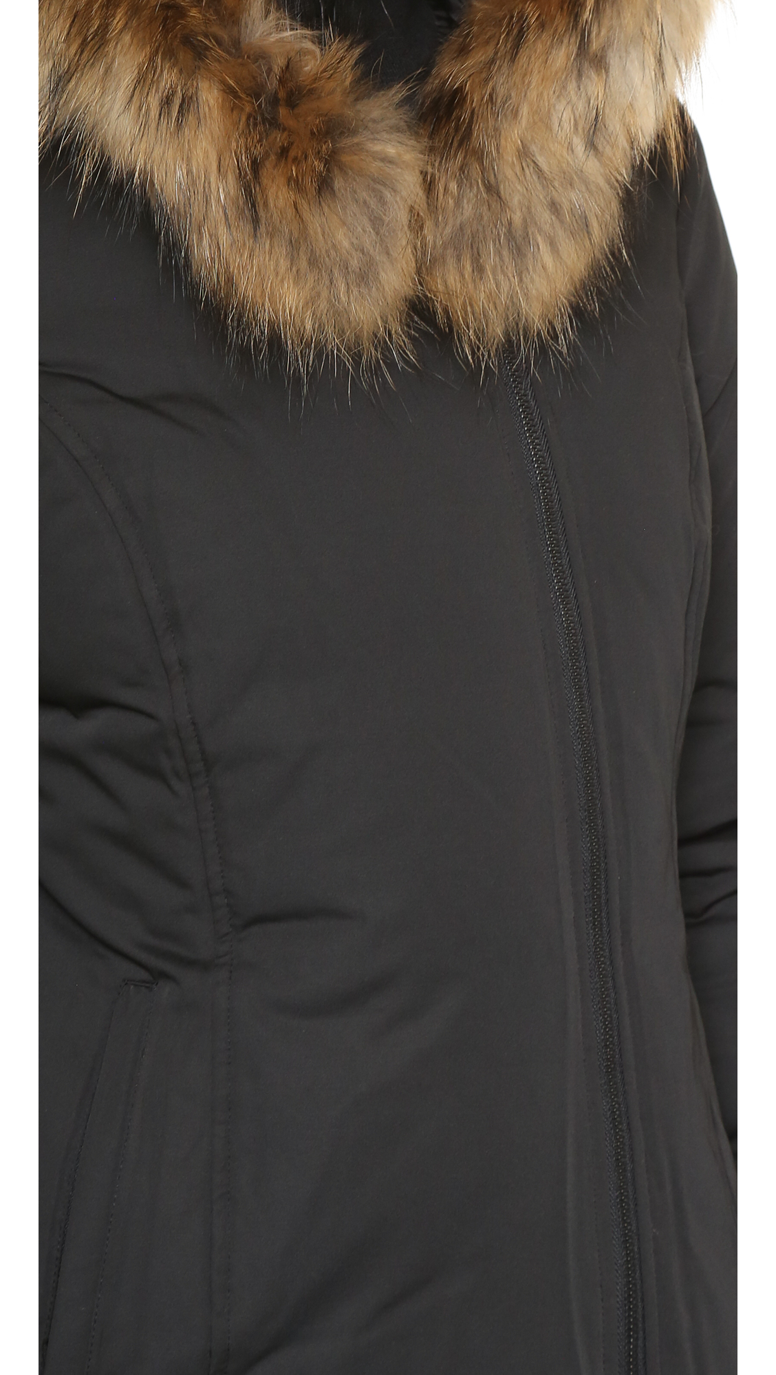 SOIA \u0026 KYO Salma Down Coat in Black | Lyst