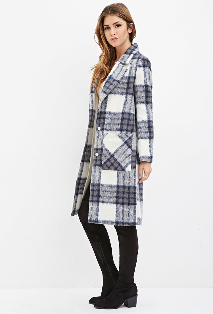 forever 21 plaid coats & jackets