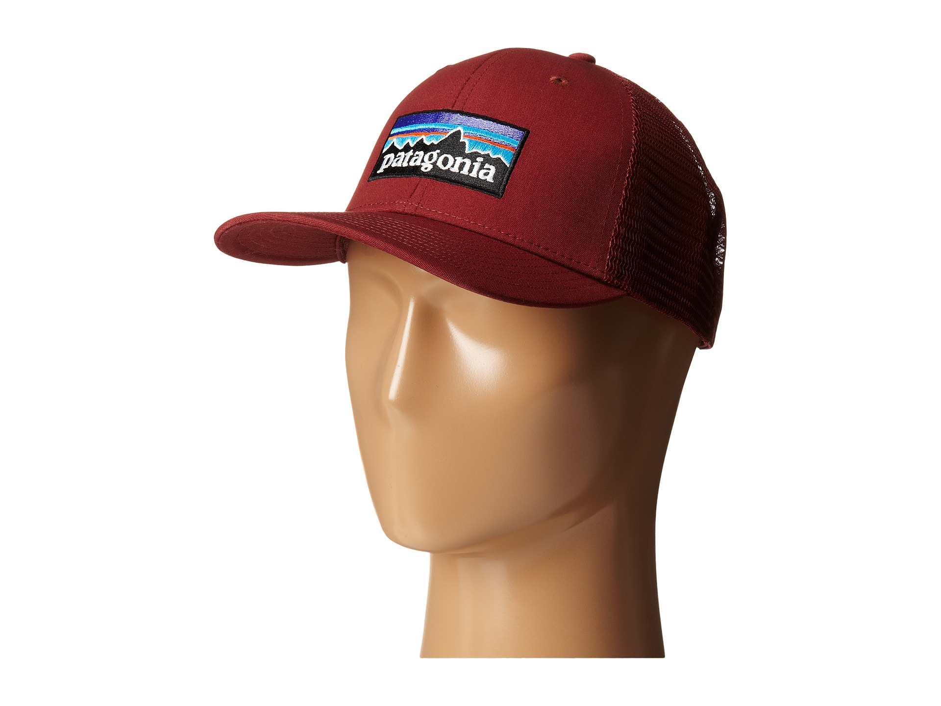 burgundy patagonia hat