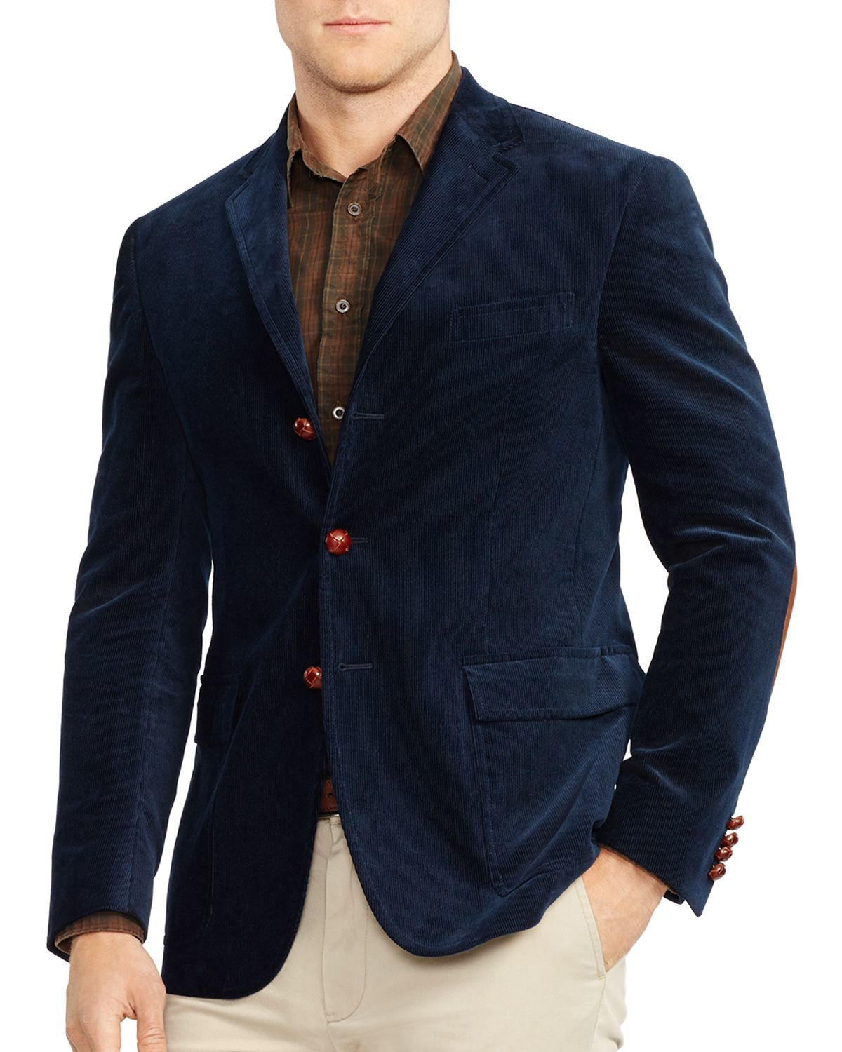 blue suede blazer