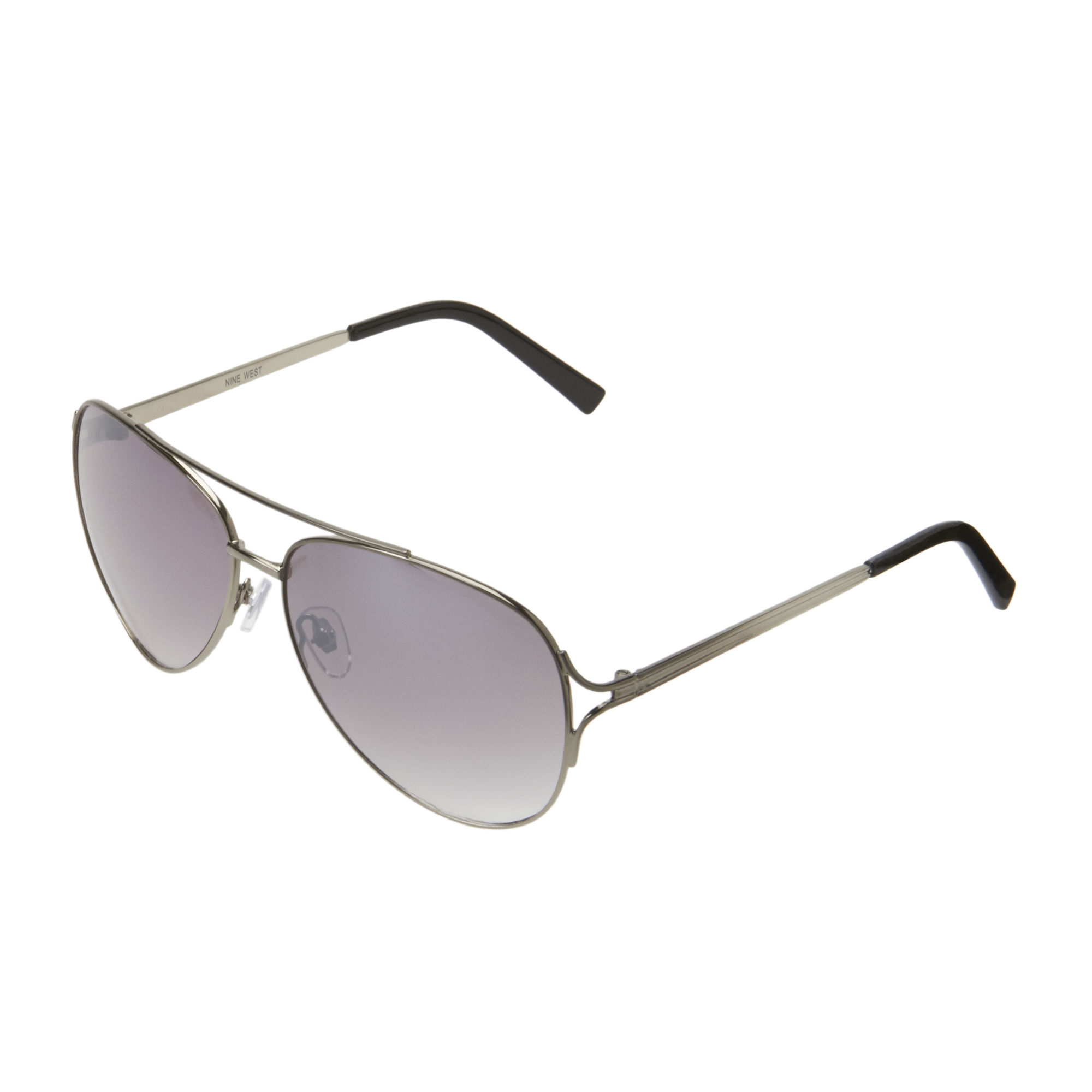 Nine West Aviator Sunglasses in Metallic - Lyst