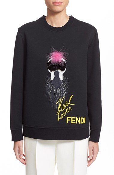 karl loves fendi scarf