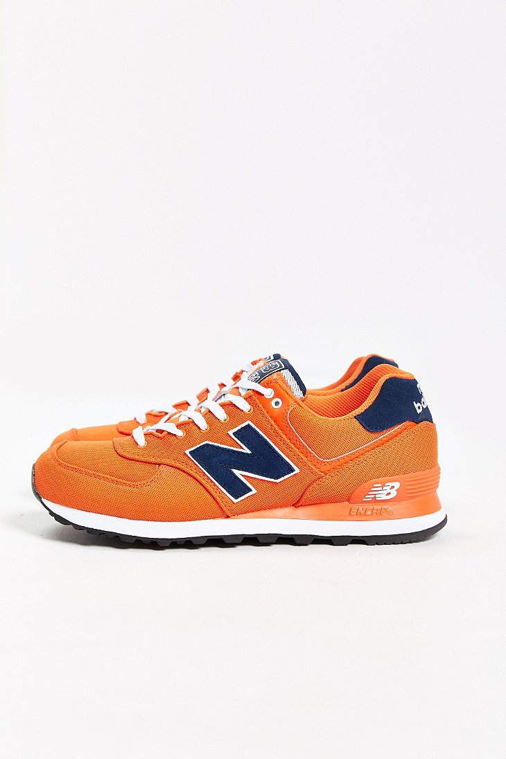 New Balance 574 Pique Polo Collection Running Sneaker in Orange for Men -  Lyst