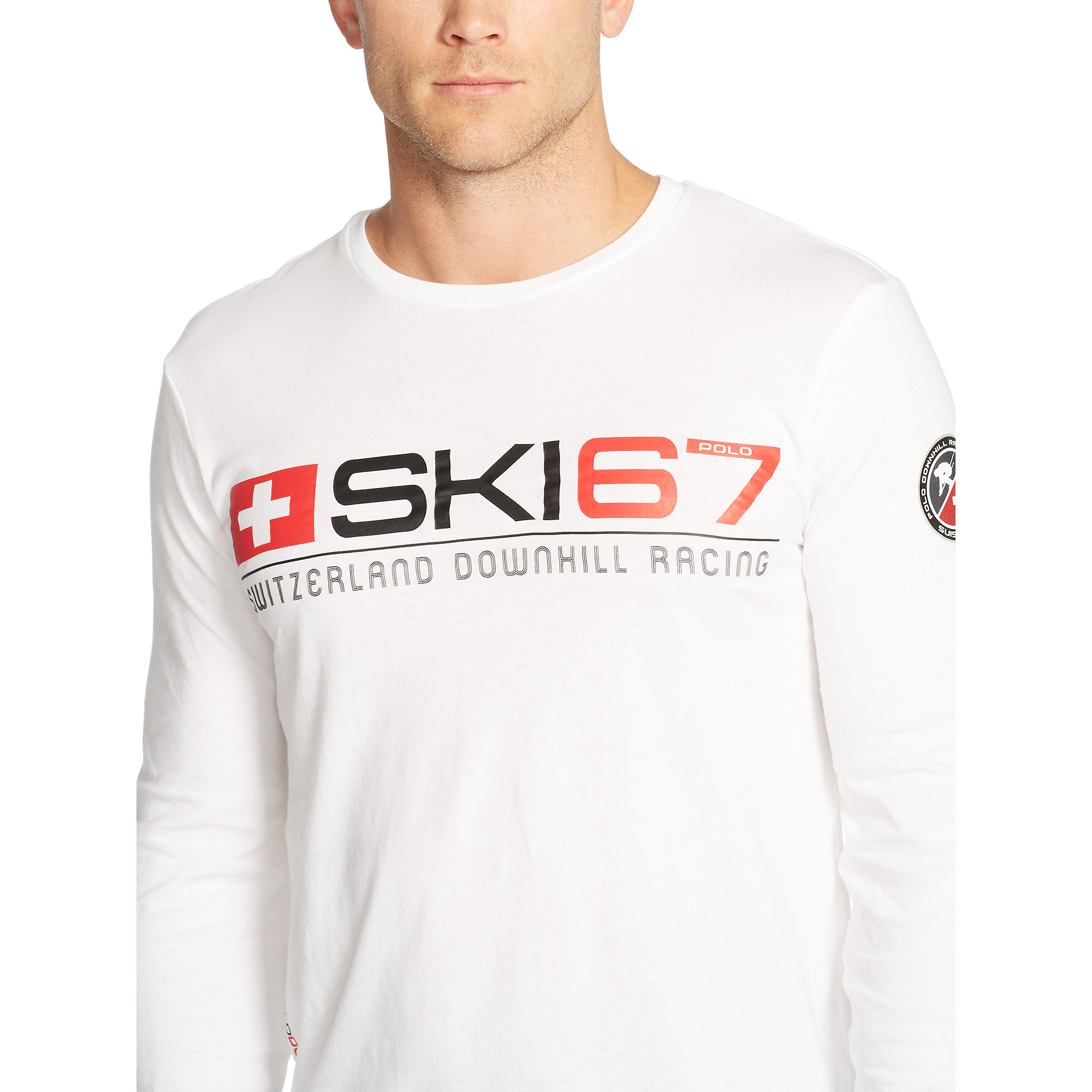 Download Polo Ralph Lauren Cotton Long-sleeve Graphic T-shirt in ...