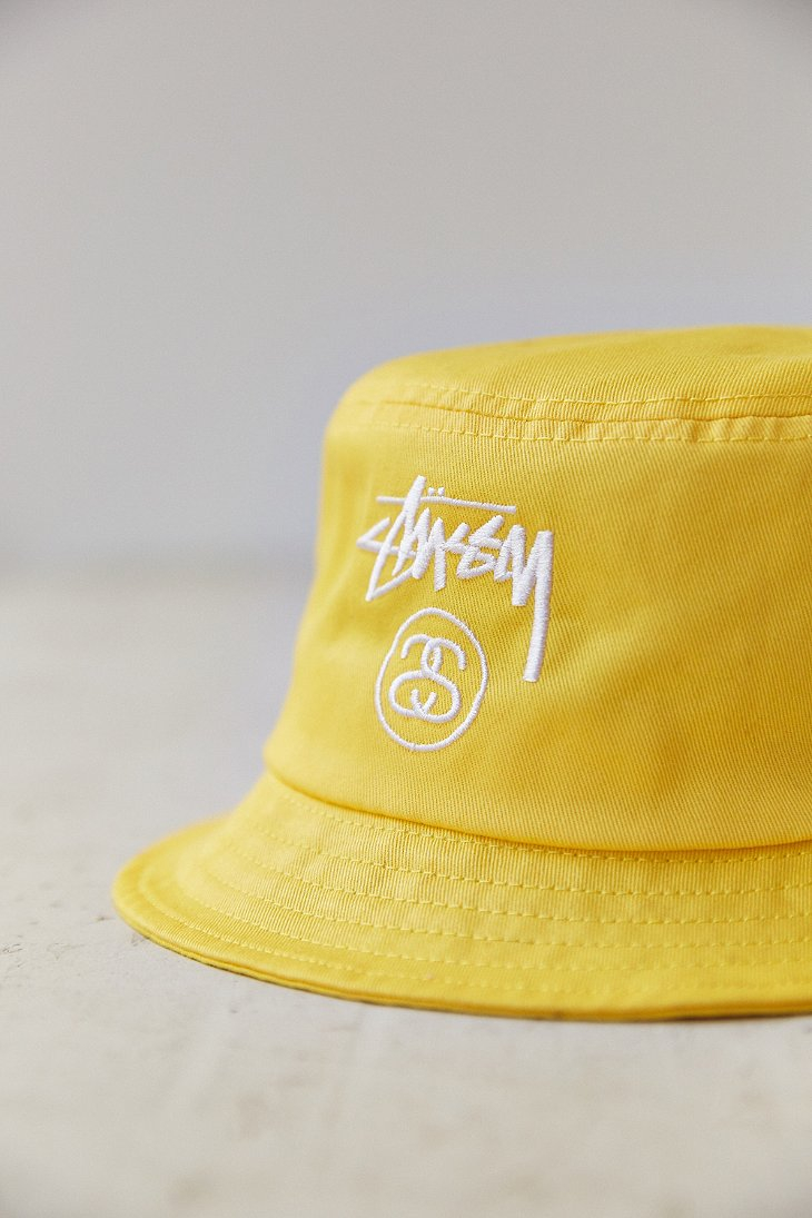 yellow stussy hat