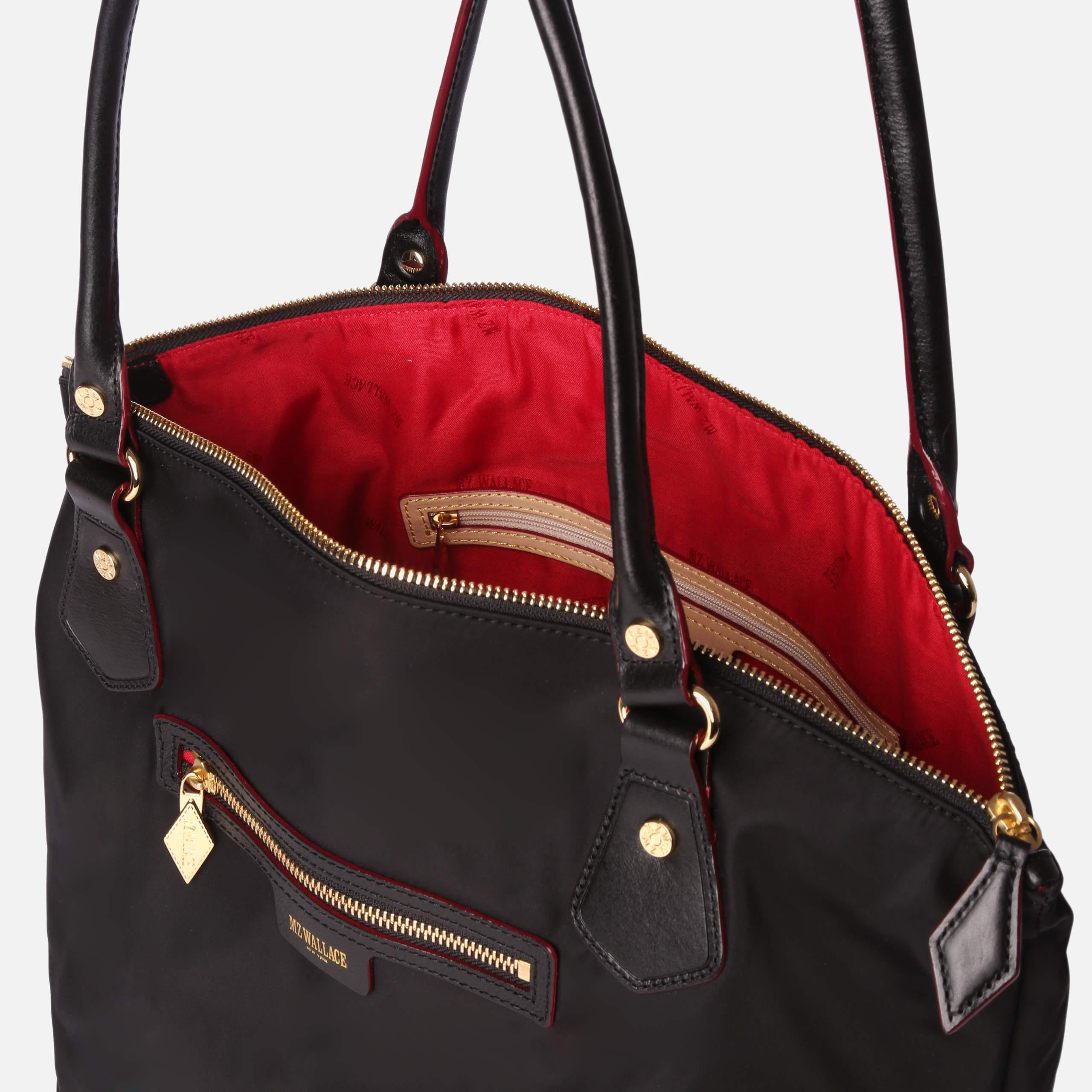 mz wallace black purse
