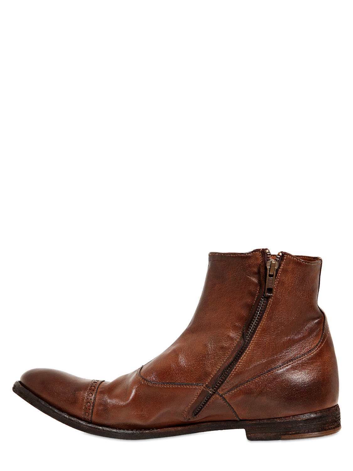 vintage leather boots mens