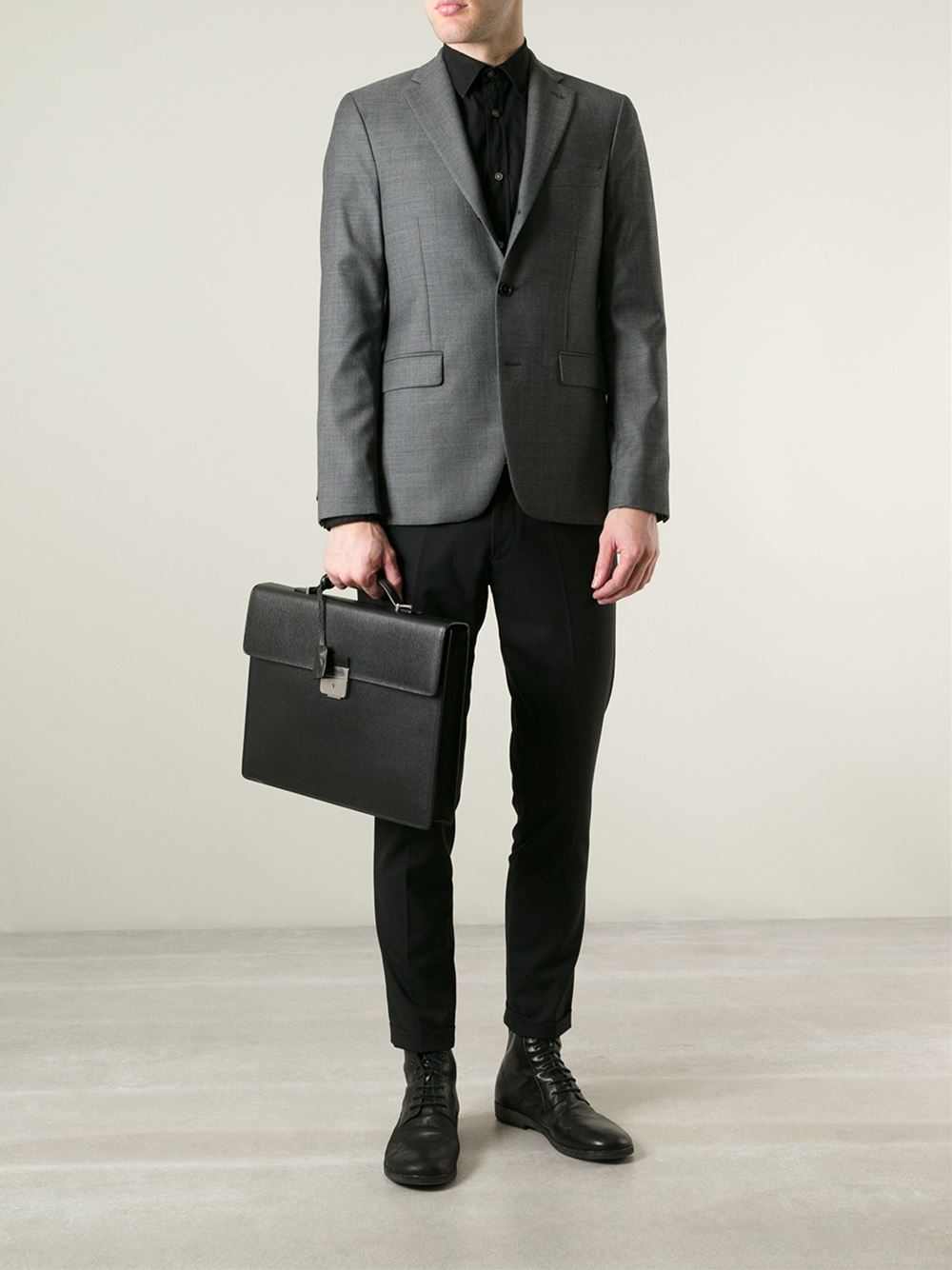 ferragamo mens briefcase