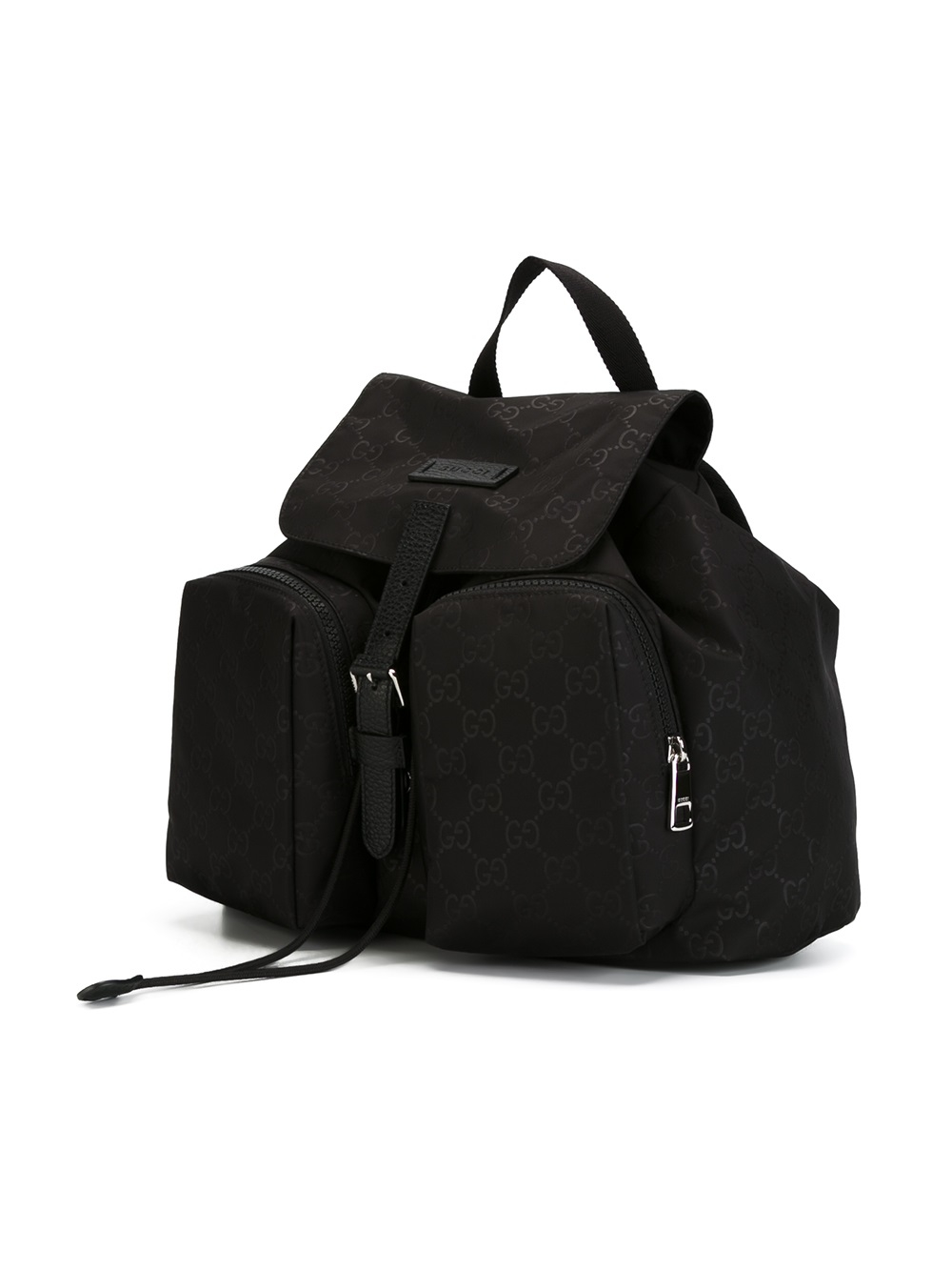 Gucci Nylon Backpack in Black | Lyst