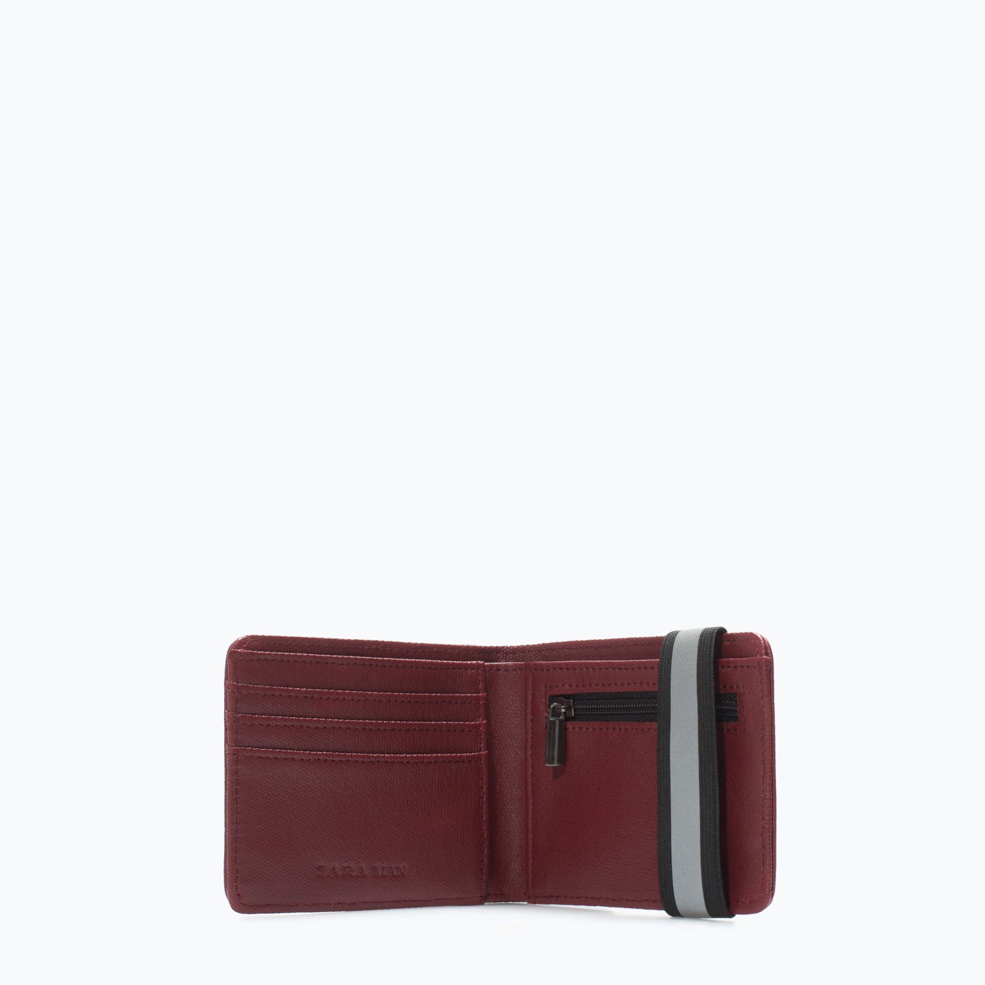 Zara Wallet With Elastic Band in Red for Men Lyst