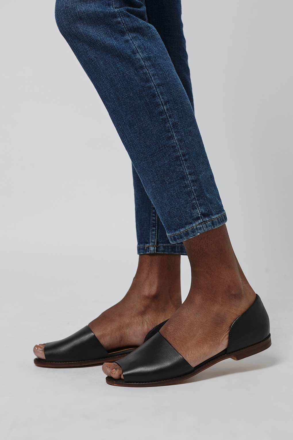 annie two part backless shoes