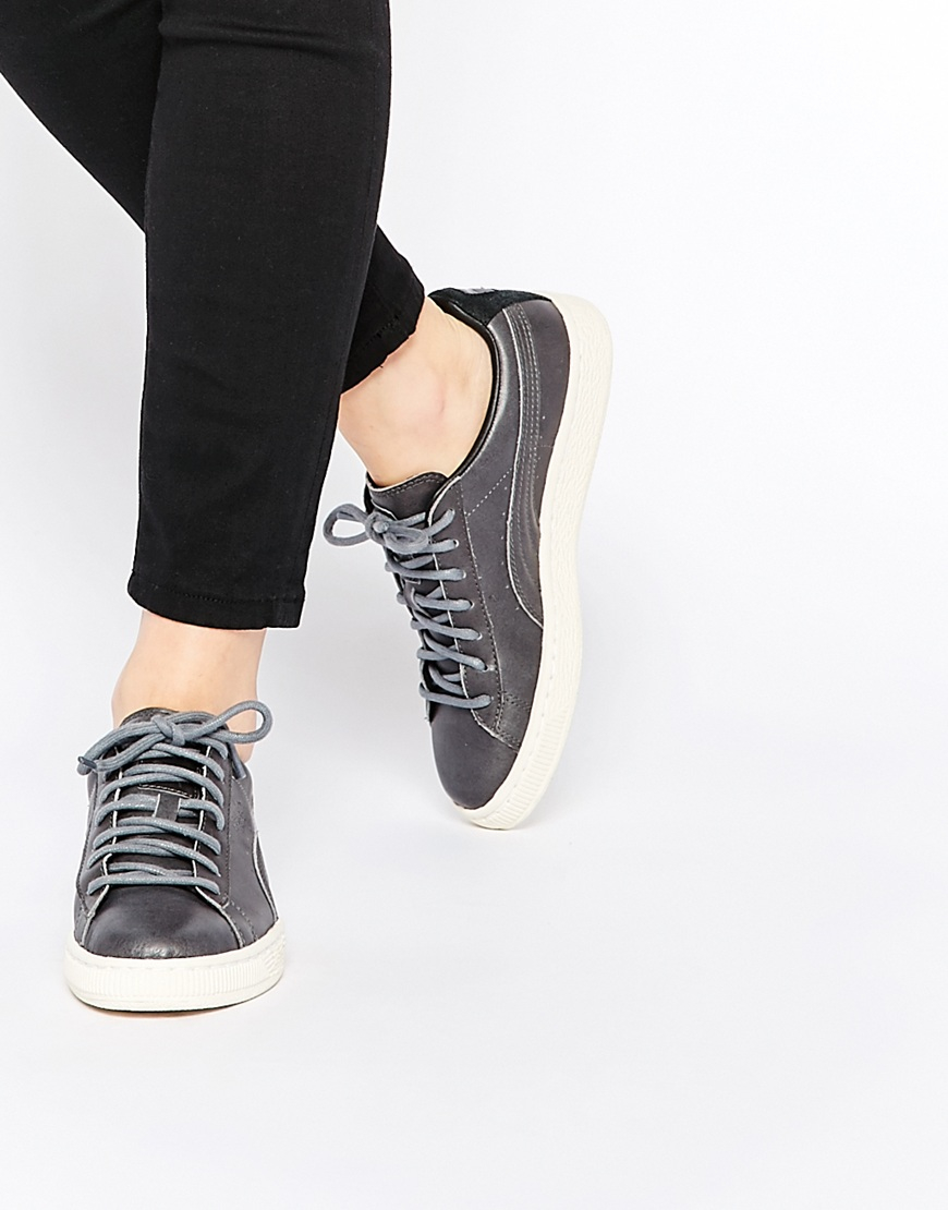 puma basket leather trainers puma basket leather trainers