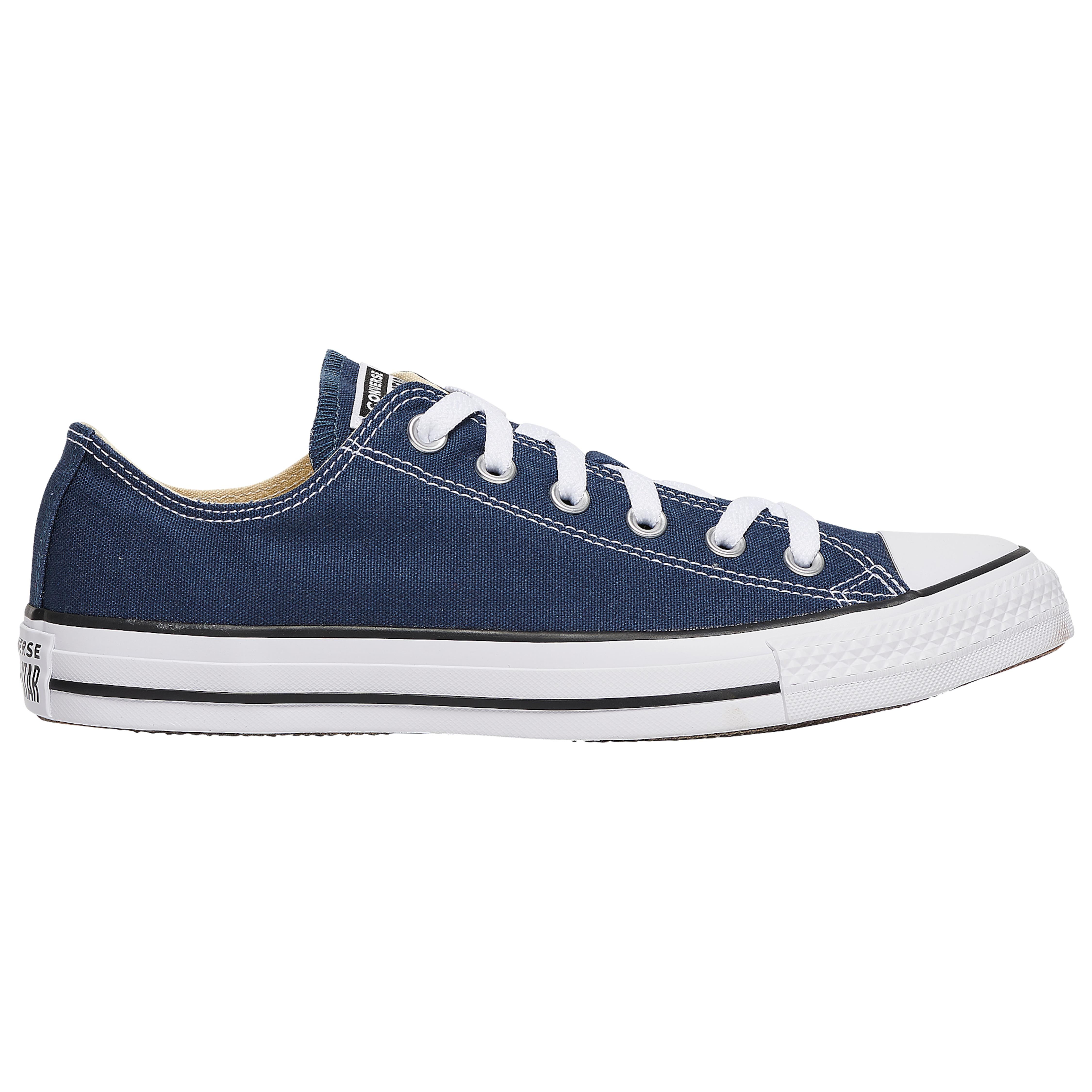 Converse Canvas All Star Ox Casual Basketball Shoes in Navy / White ...