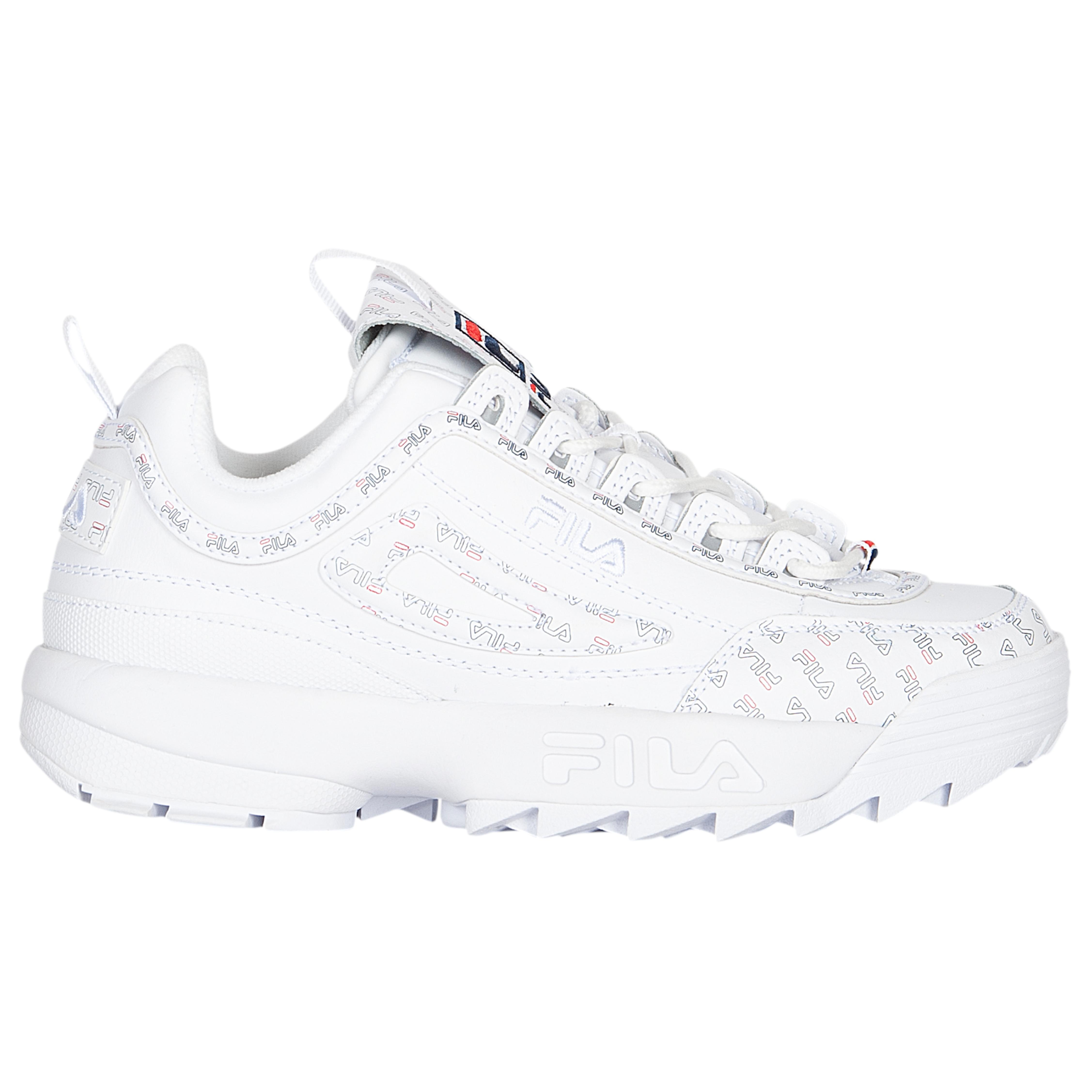 fila disruptor ii black pink shadow white