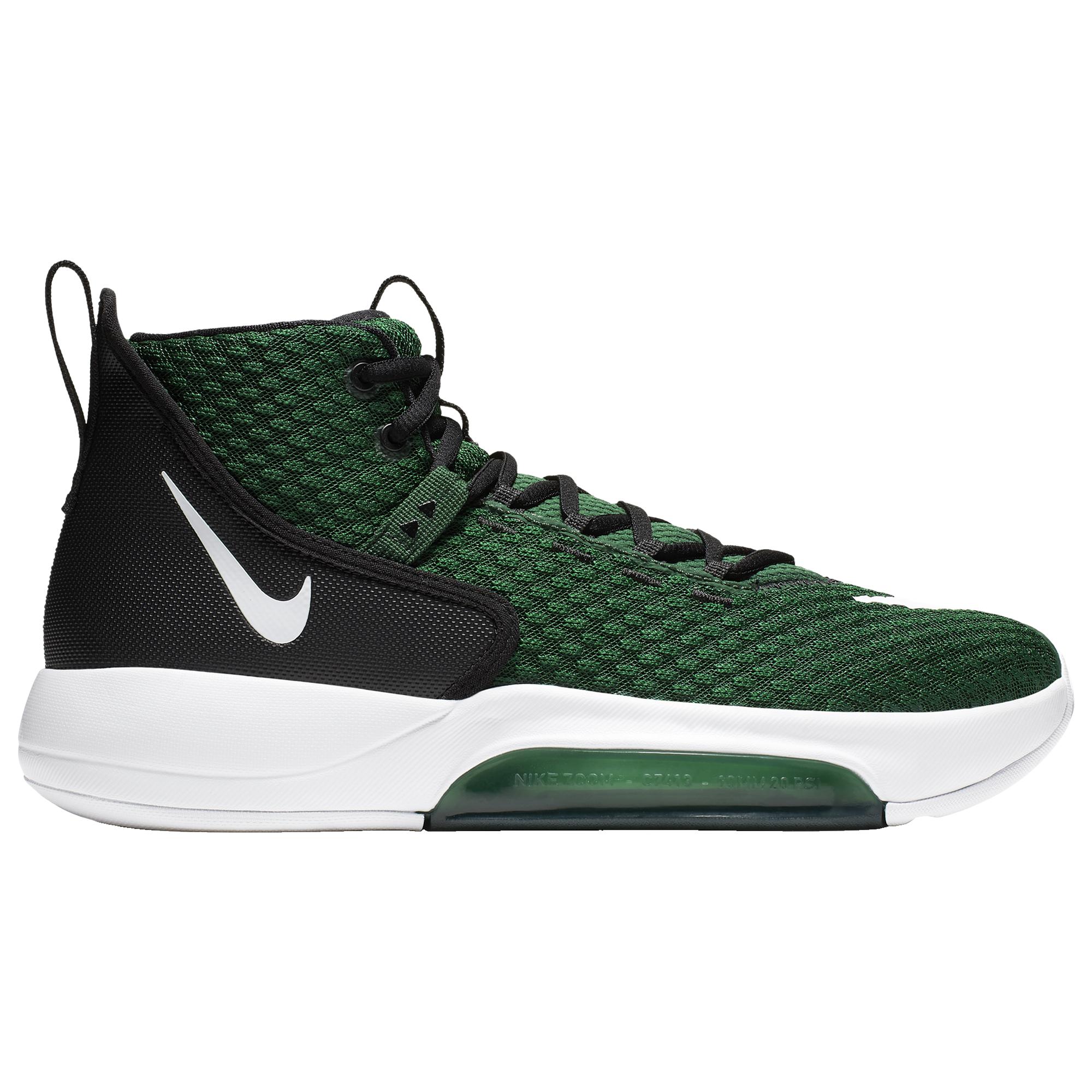 green and white basketball shoes