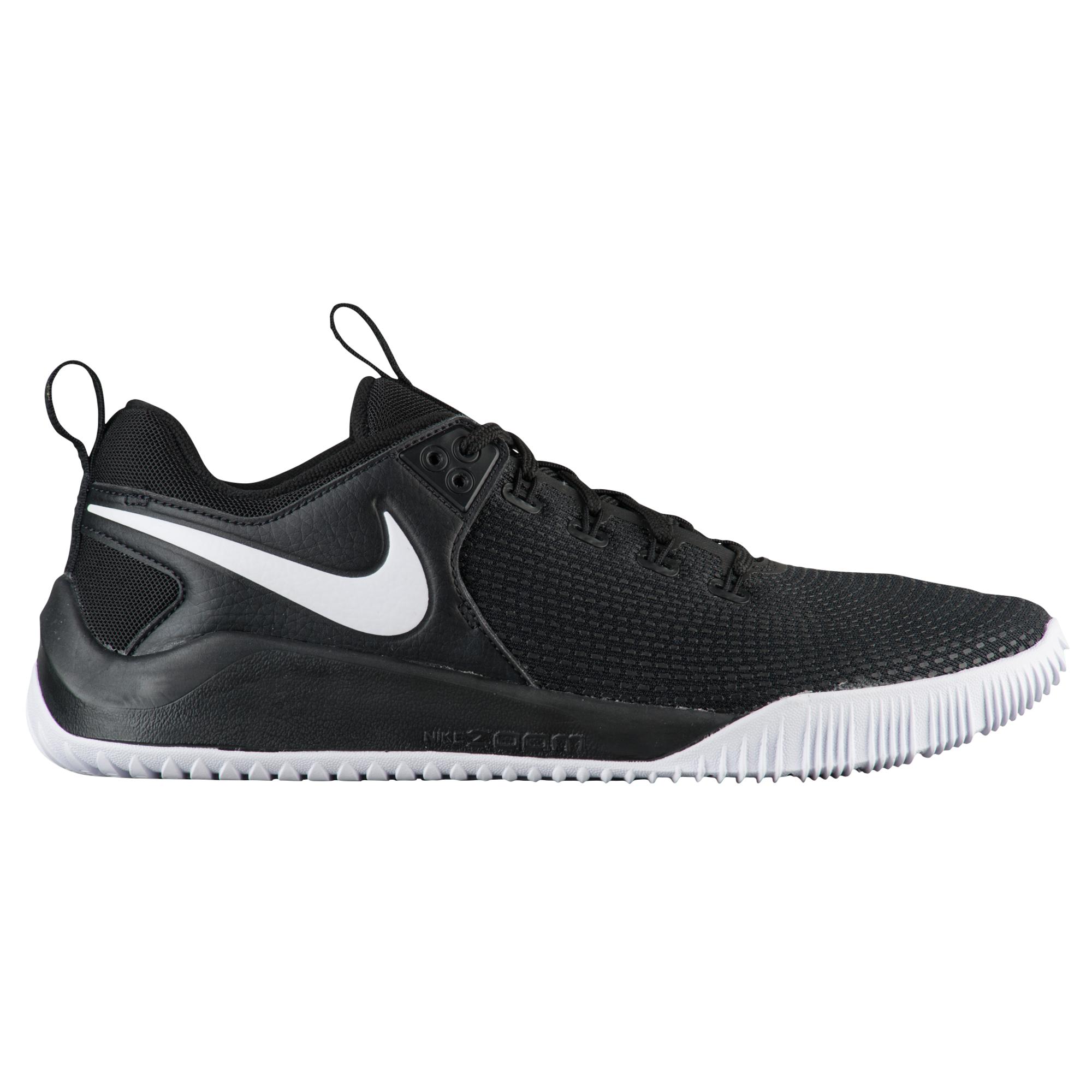 Nike Rubber Zoom Hyperace 2 Volleyball Shoes in Black/White (Black) - Lyst