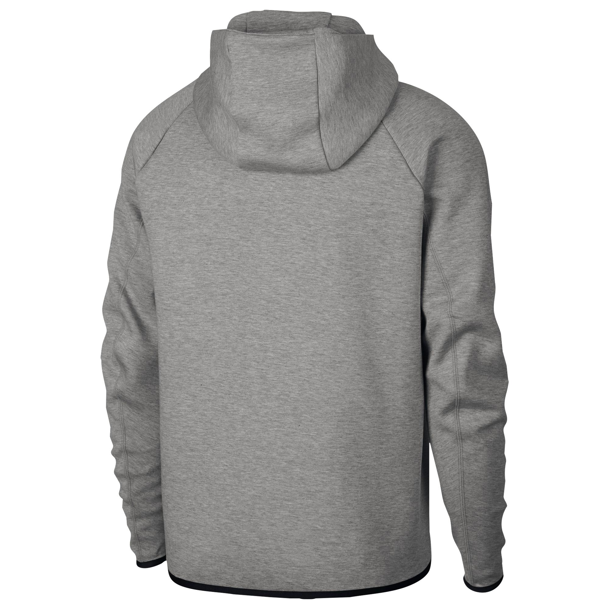 Nike Tech Fleece Full-zip Hoodie in Dark Grey Heather/Black/White (Gray ...
