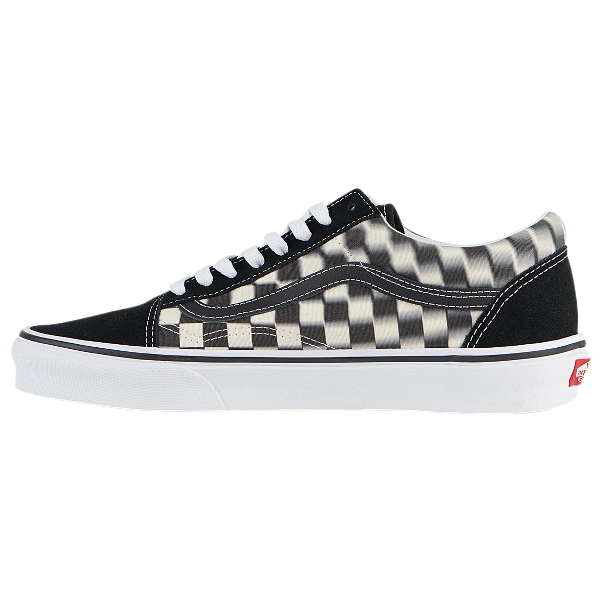 vans ua old skool black white
