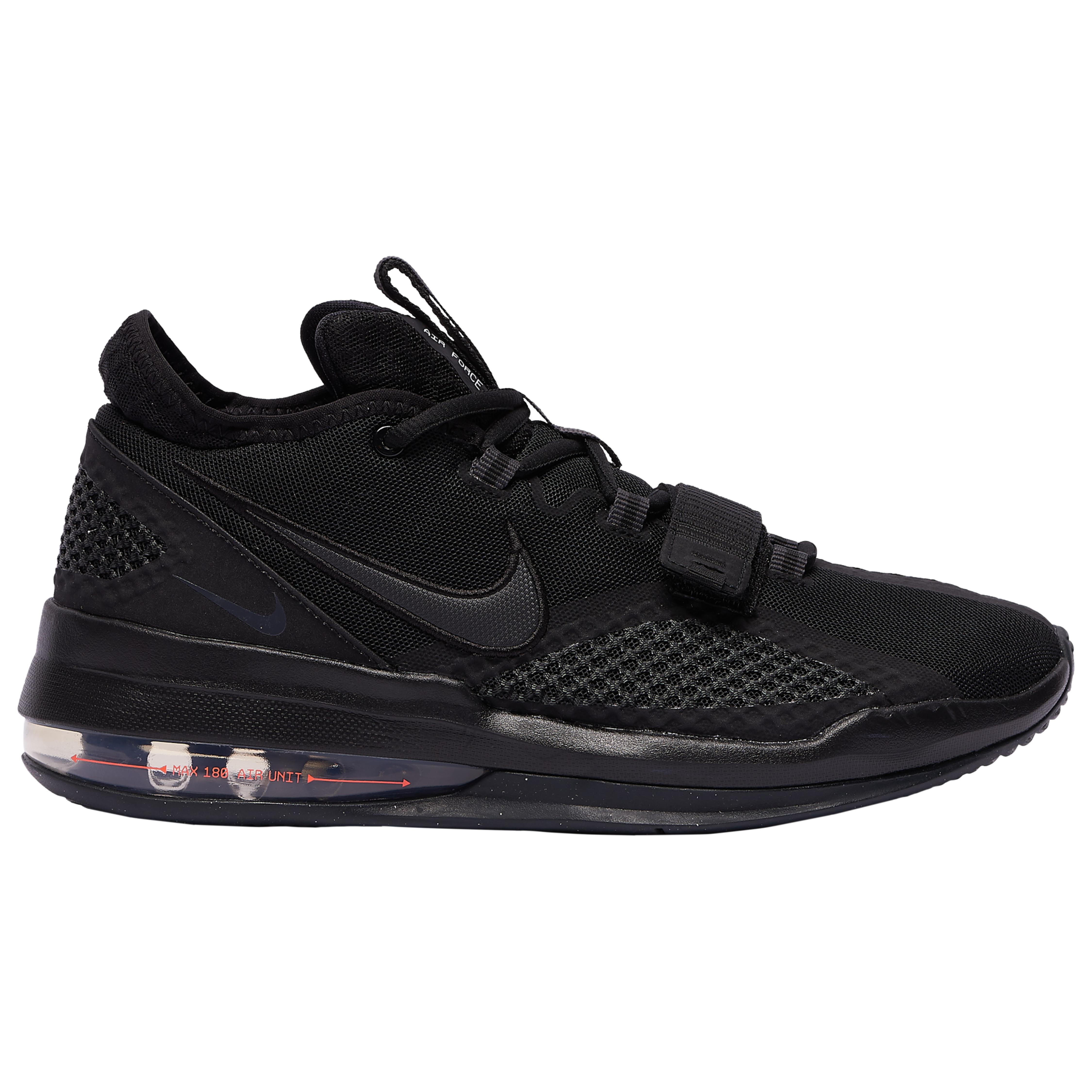 nike air force max low black