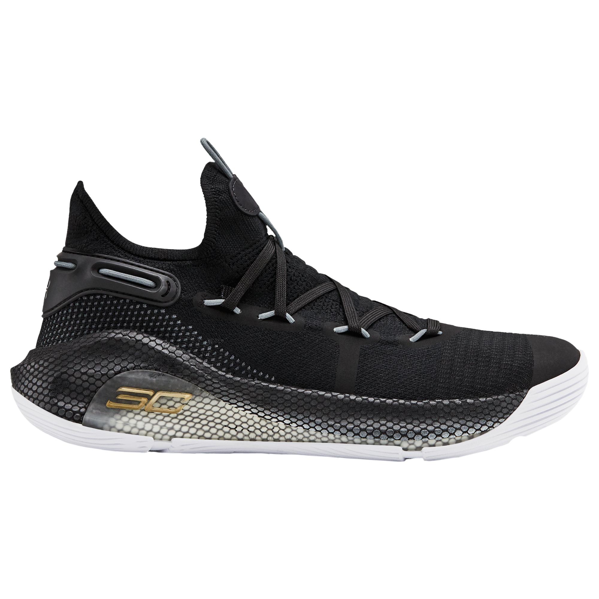 under armour curry 6 black and white