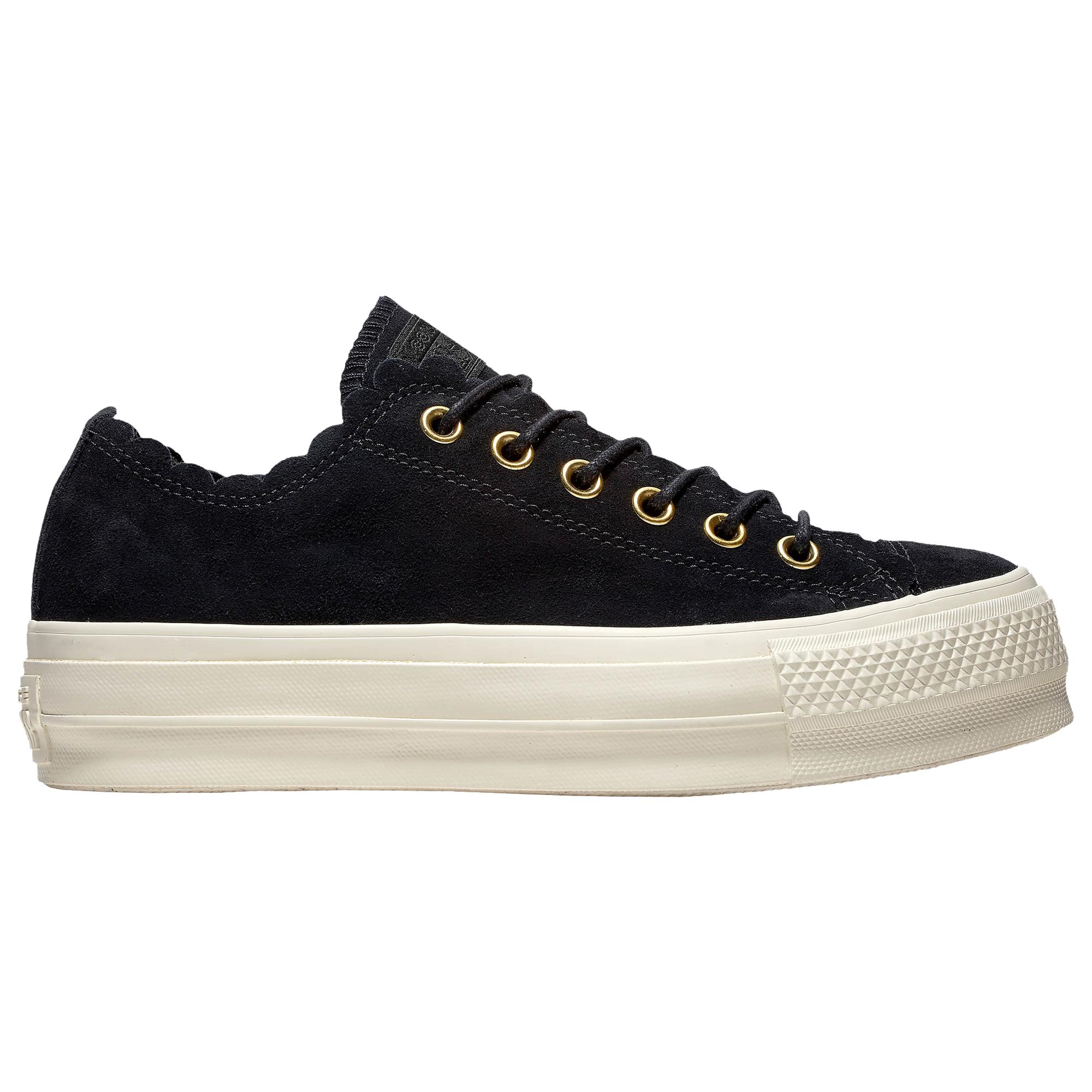 white all star frilly thrills ox trainers