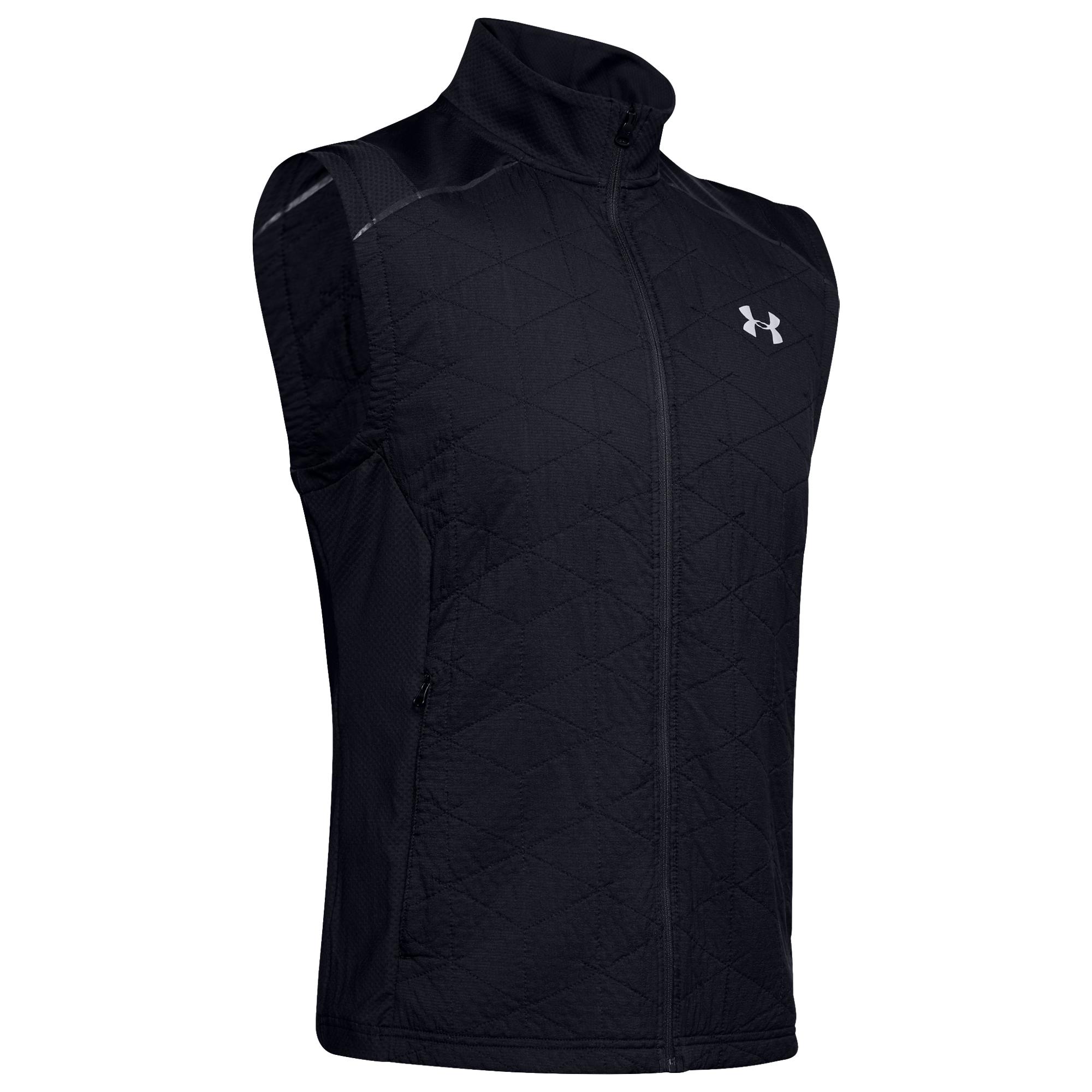 Under Armour Synthetic Coldgear Reactor Insulated Vest in Black for Men ...