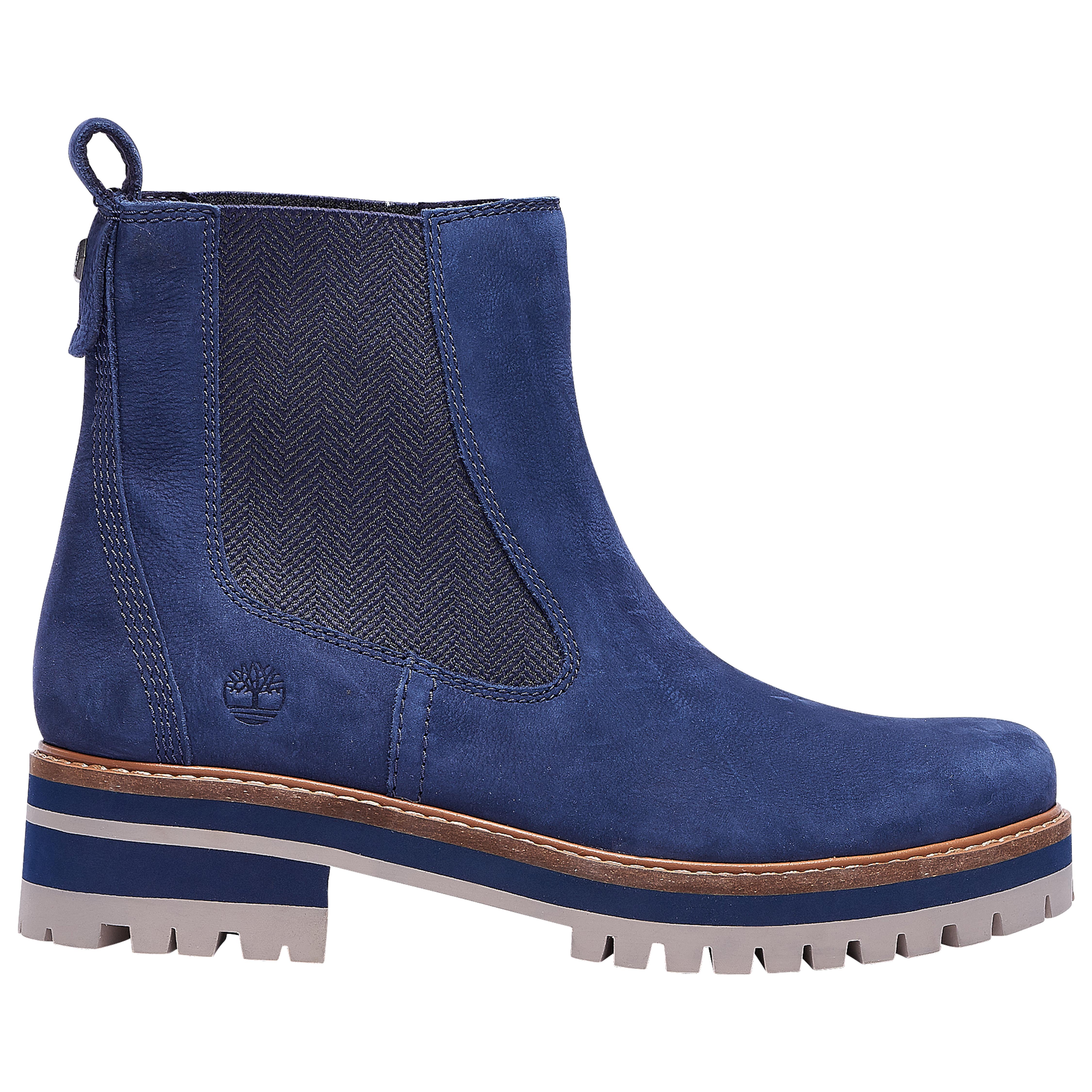 Timberland Courmayeur Valley Chelsea Boot in Navy Nubuck (Blue) - Lyst