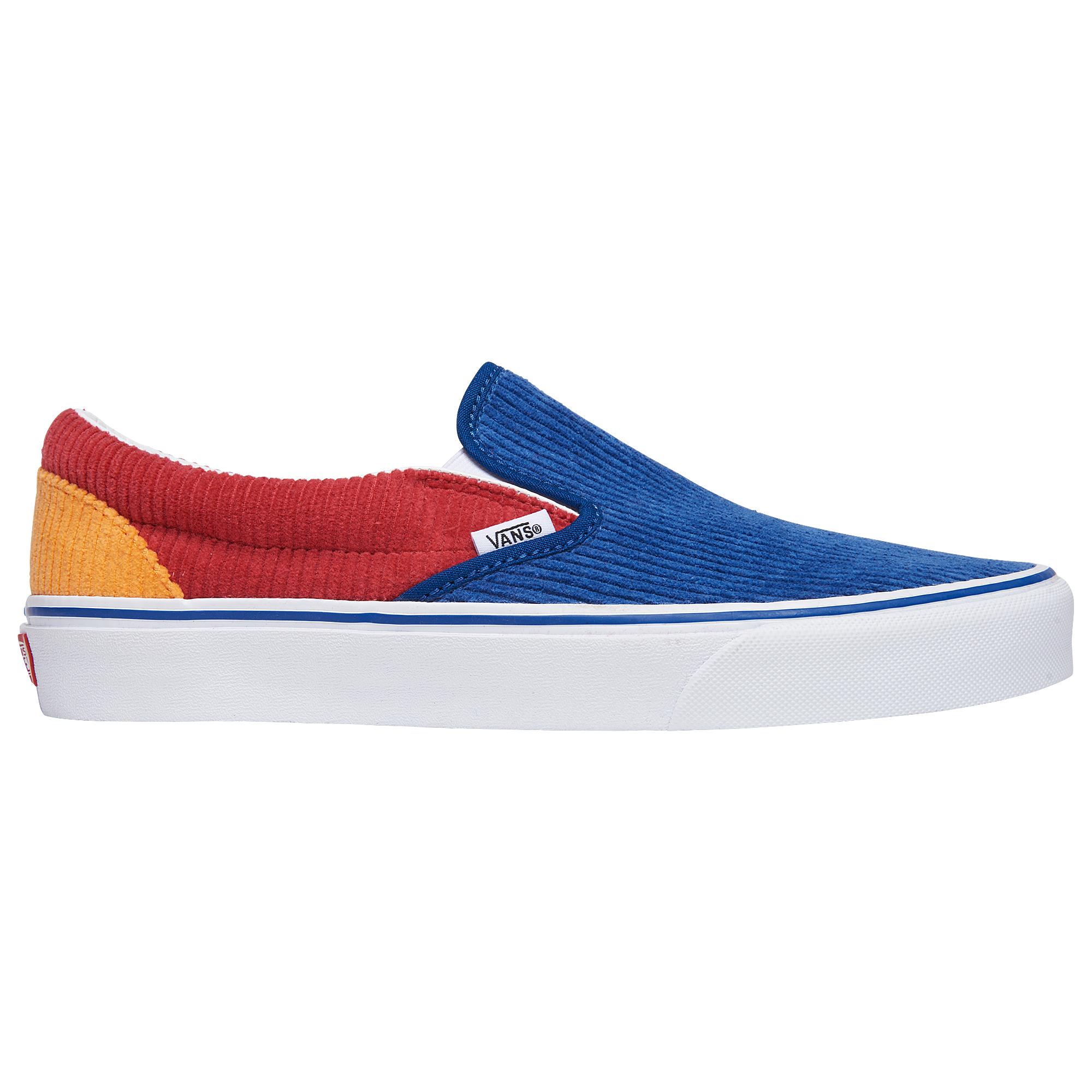 red and orange vans