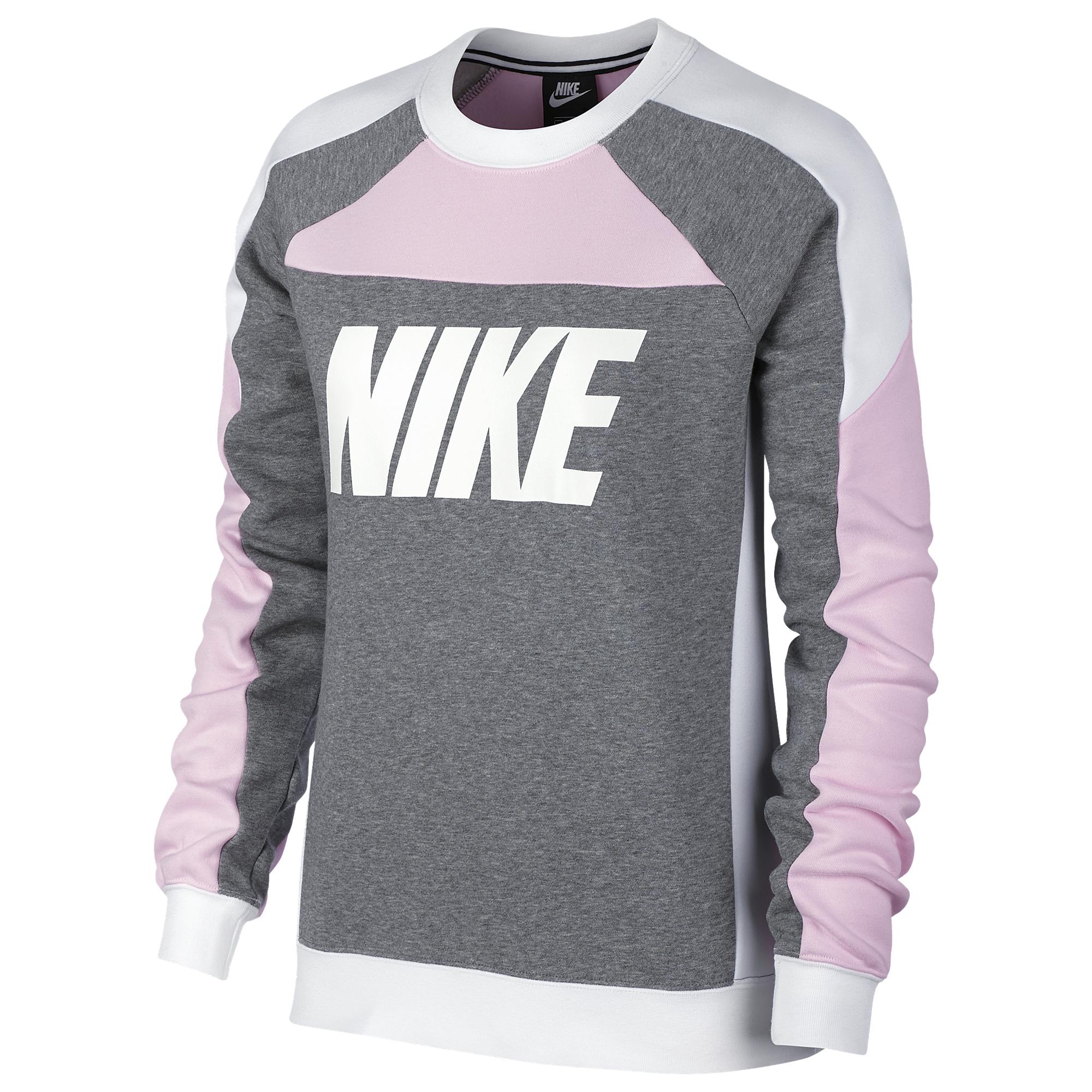 nike sport distort fleece crew