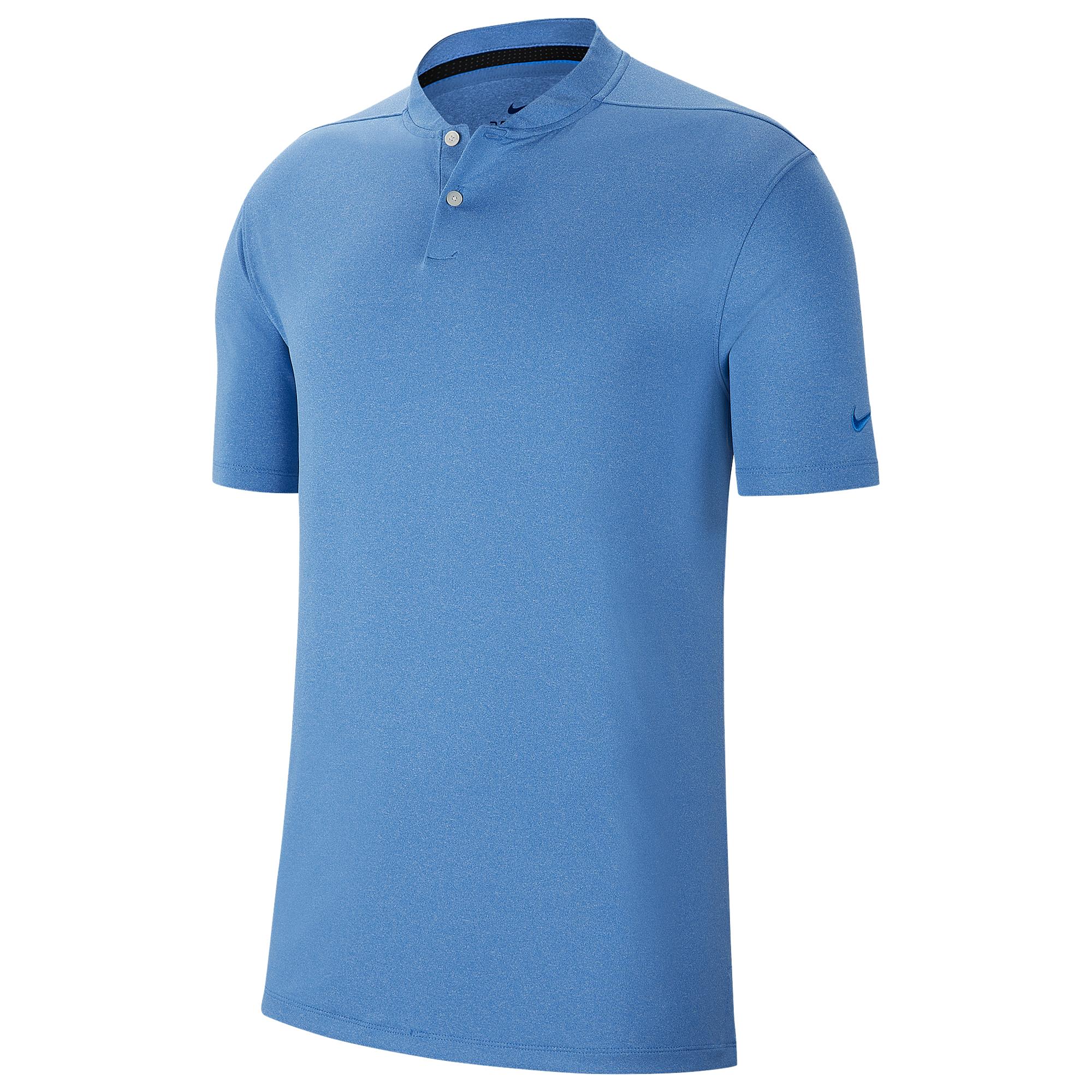 Nike Synthetic Dry Vapor Heather Blade Golf Polo Shirt in Blue for Men ...