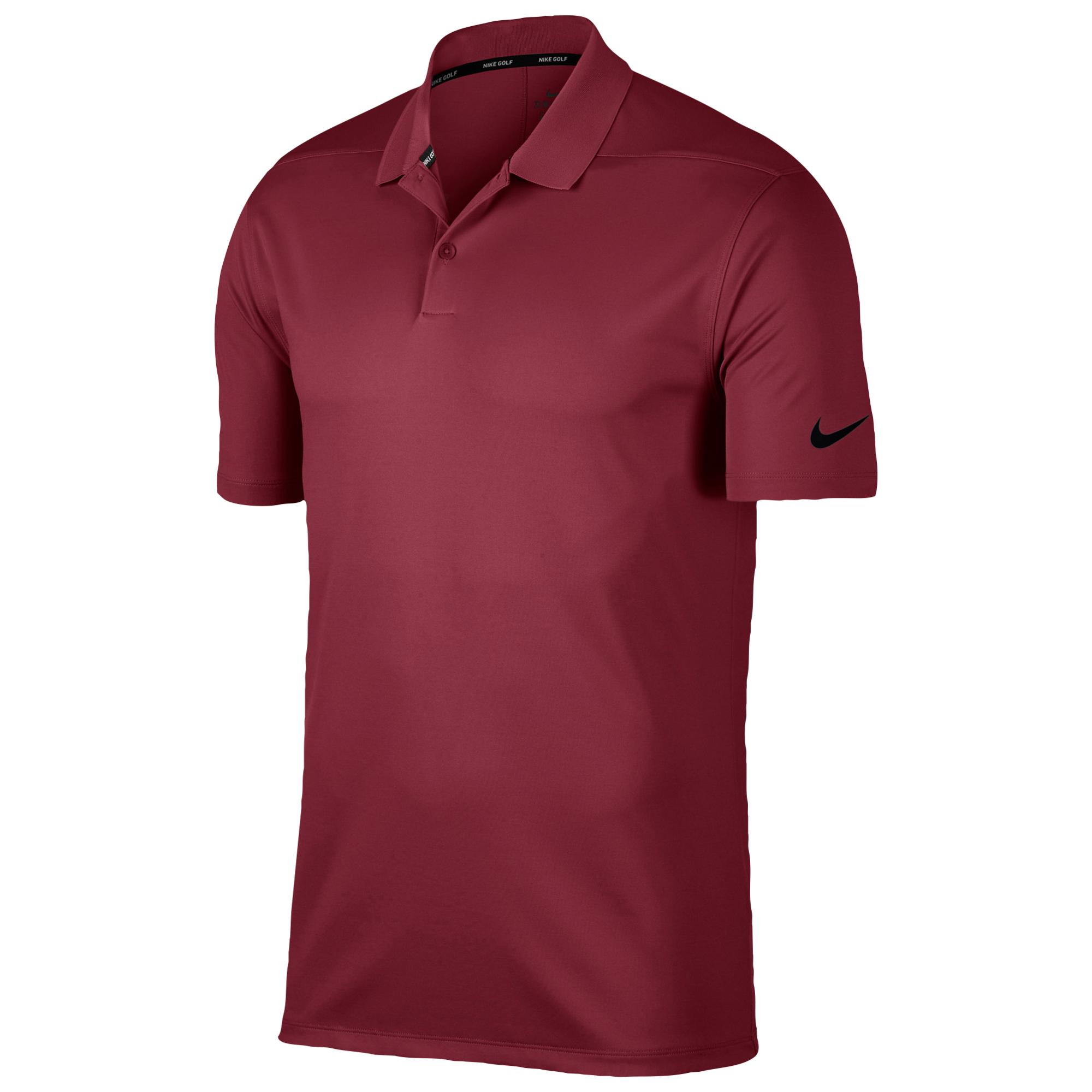 red nike polo shirt