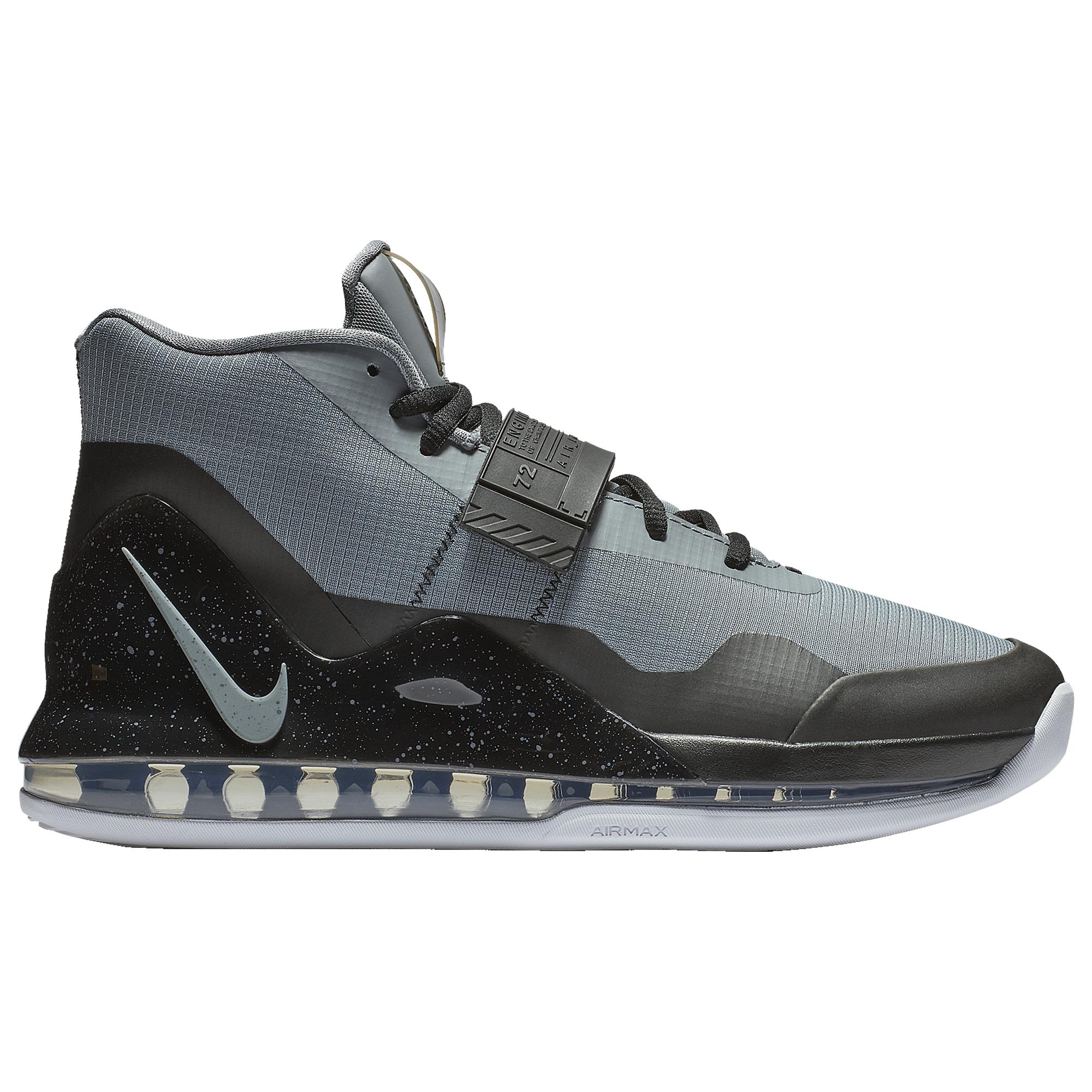 Nike Air Force Max Basketball Shoes in Cool Grey/Black/White ...