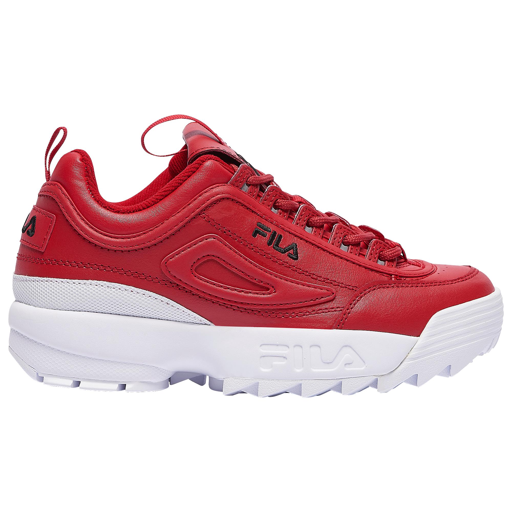 Fila Leather Disruptor 2 Premium in Red/Black/White (Red) - Save 32% - Lyst