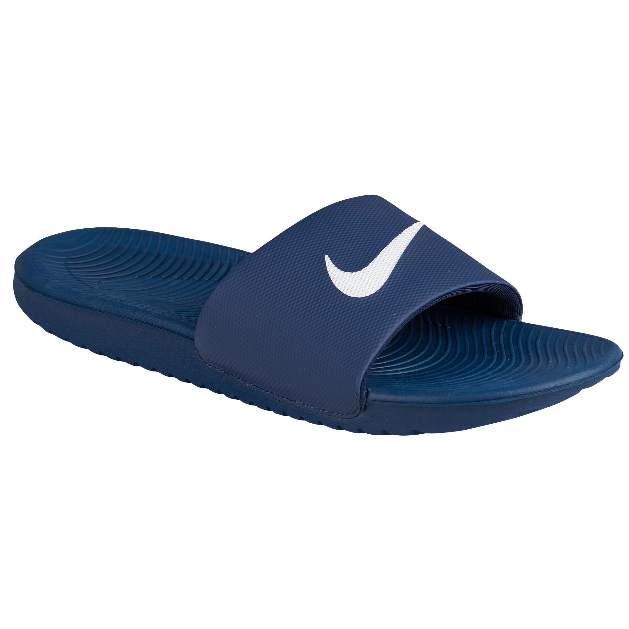 nike kawa slide blue
