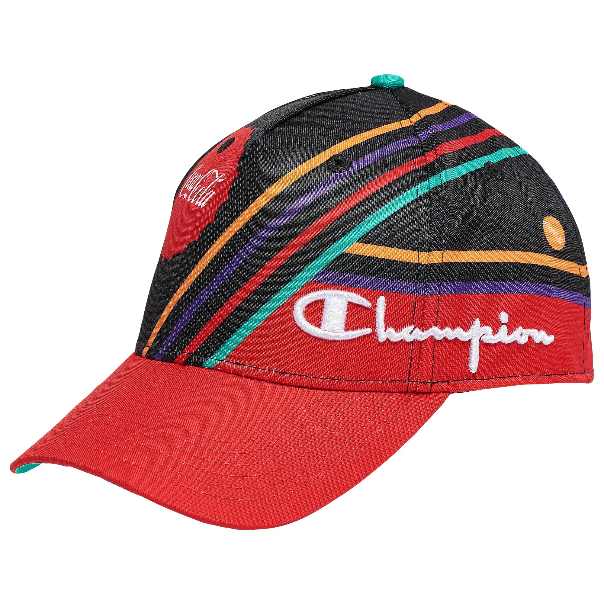 Champion Leather Coca-cola Hat in Black/Red (Red) for Men - Lyst