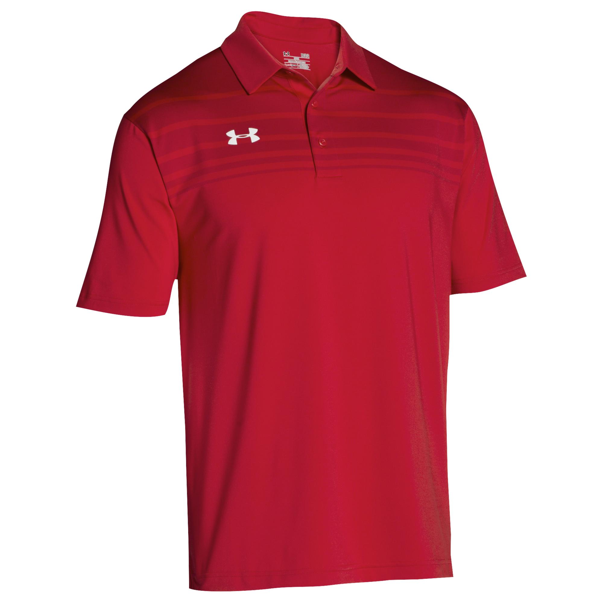 under armour polo shirts red