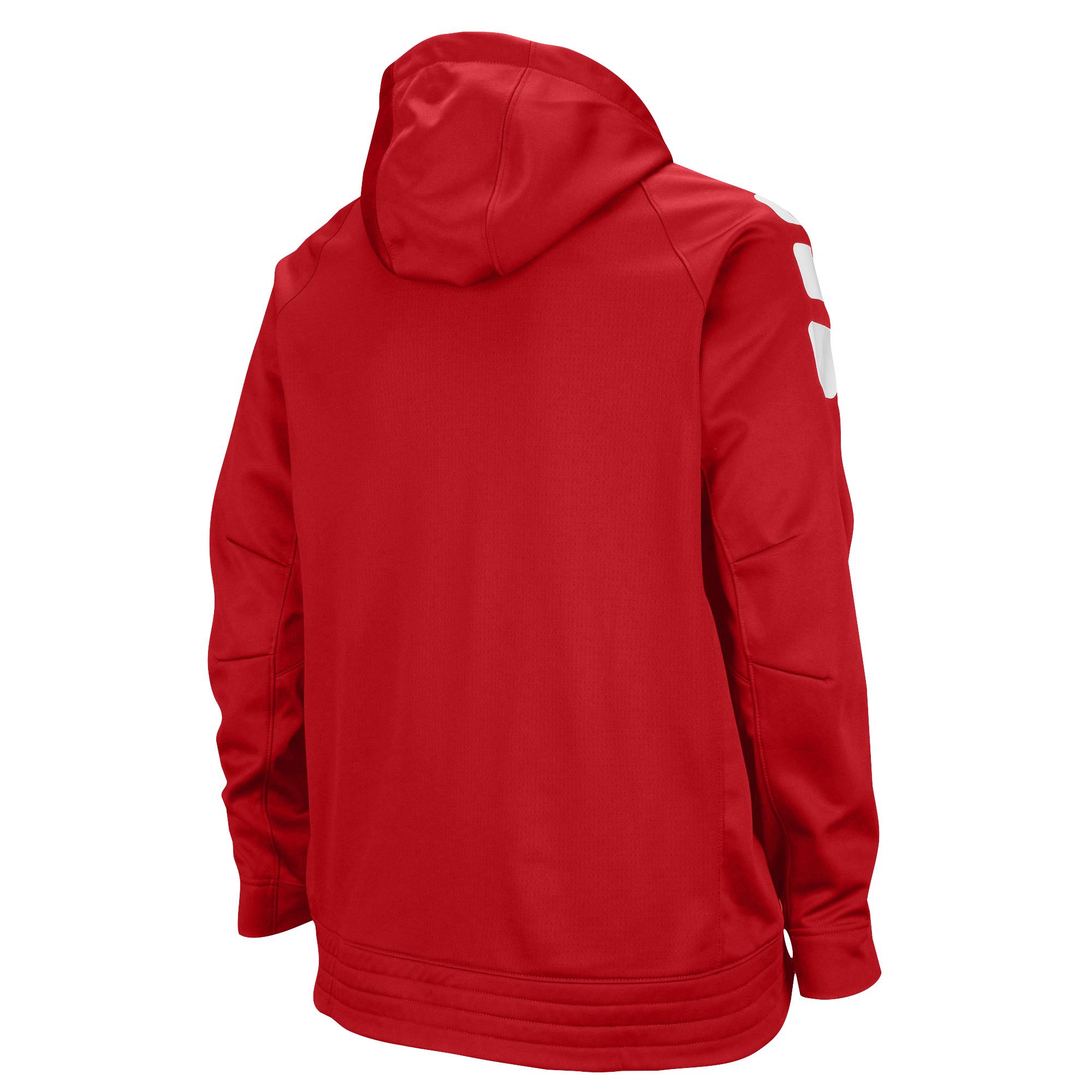 Nike Synthetic Team Elite Stripe Full Zip Hoodie in Scarlet/White (Red) for  Men - Lyst